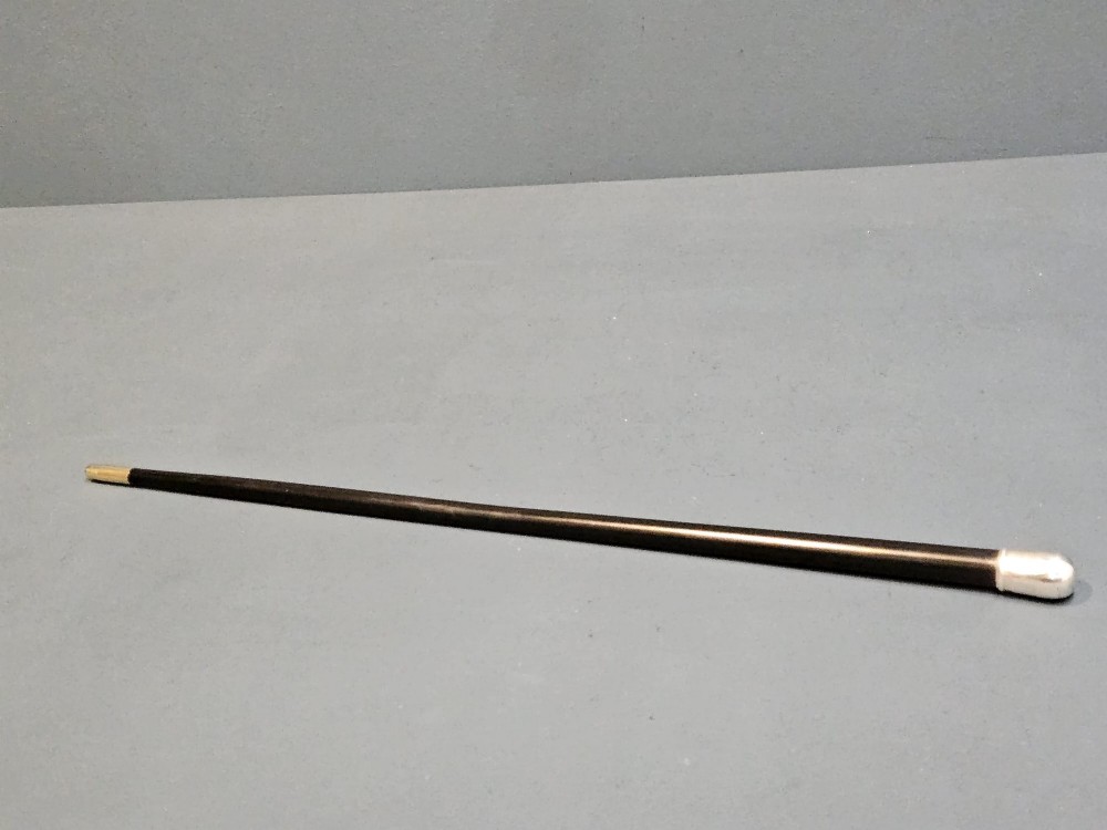 George V Silver Topped Conductor's Baton