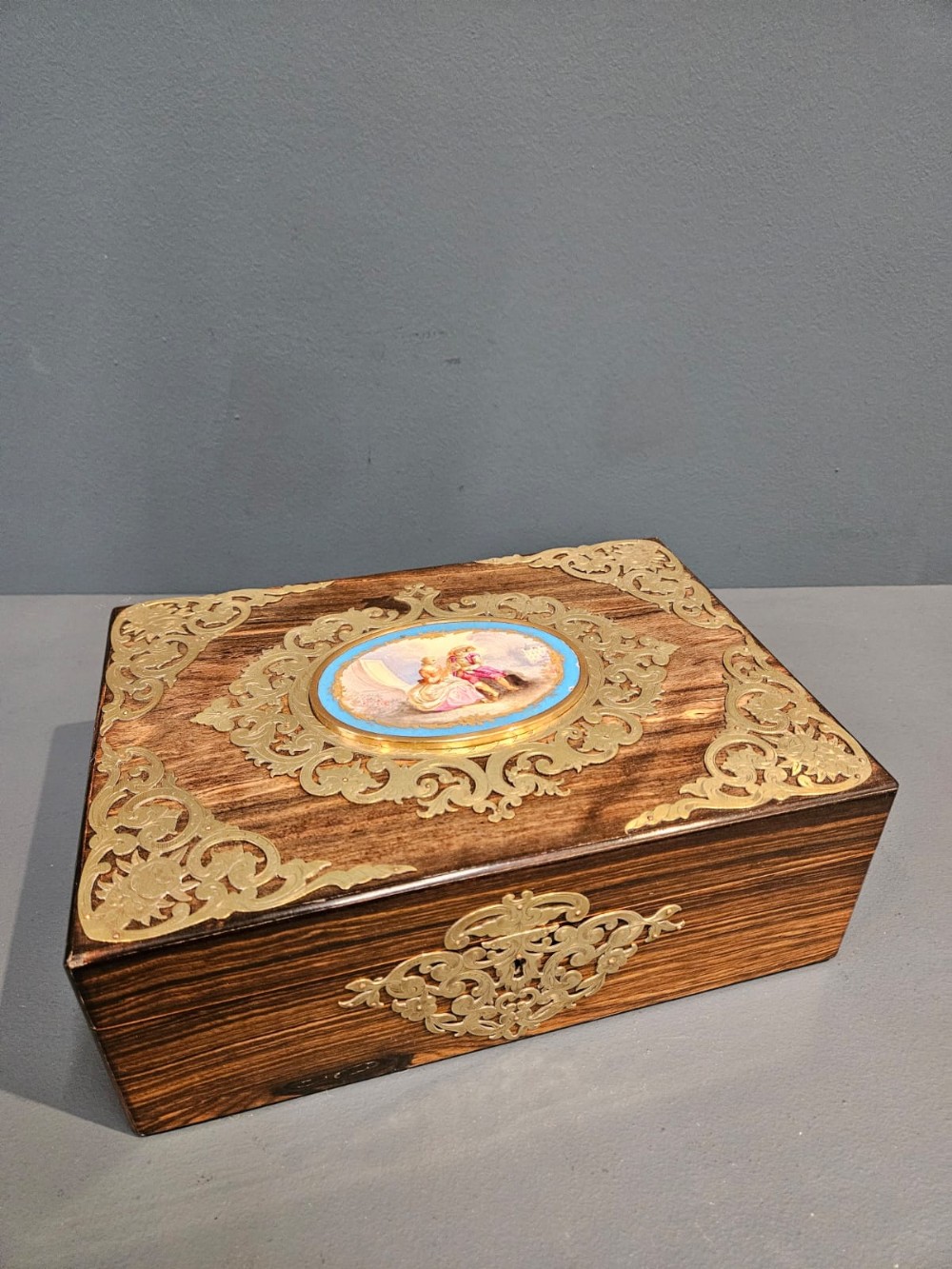 Victorian Coromandel Jewellery Box