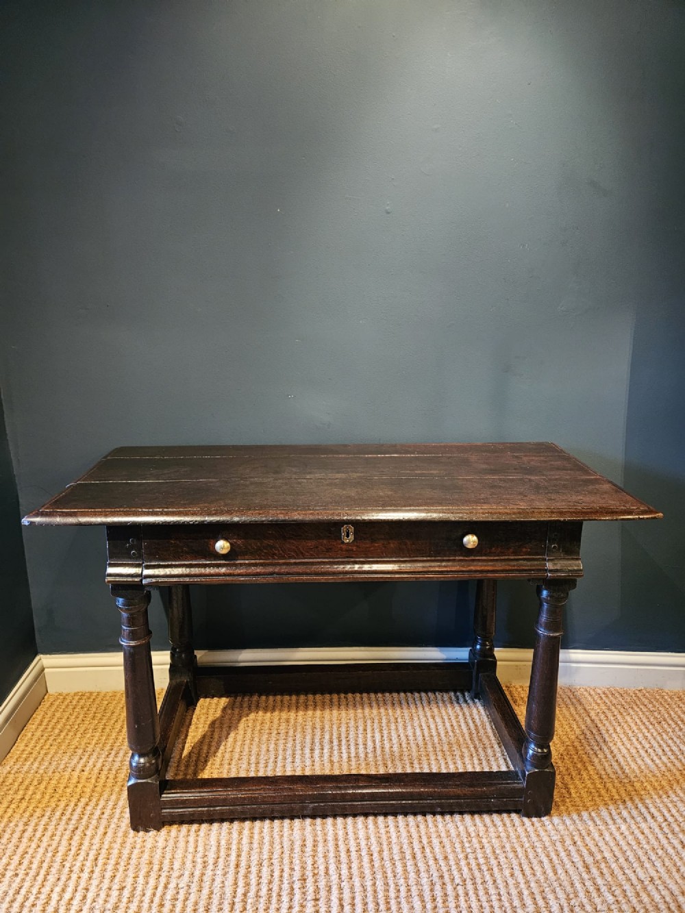 James II Oak Side Table