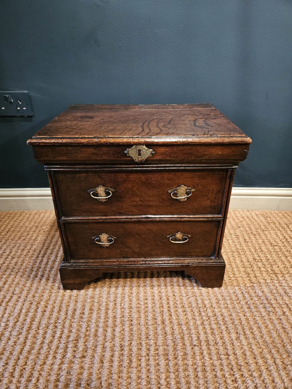 George I Oak Box Coffer