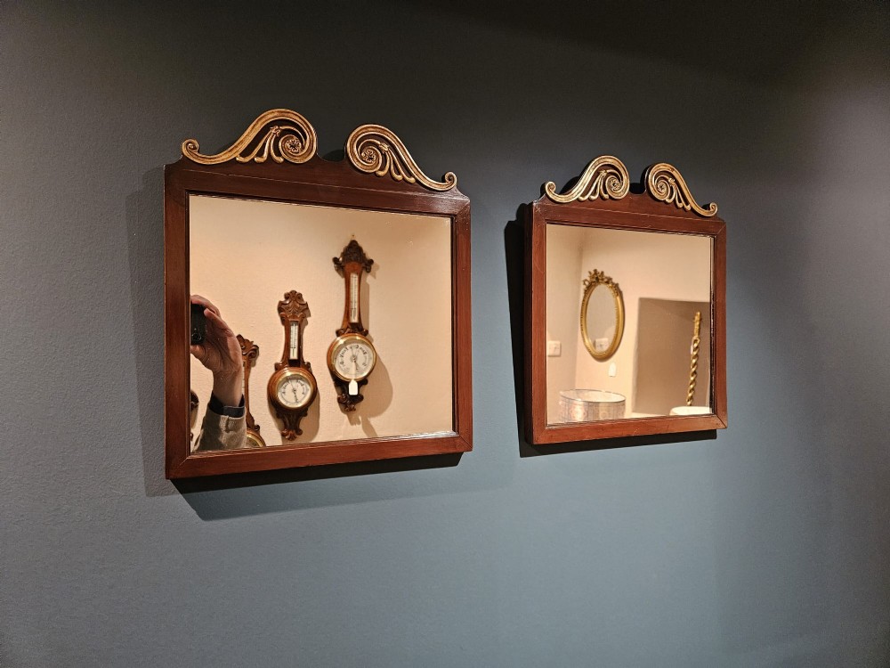 Matching Pair of Small Victorian Mirrors