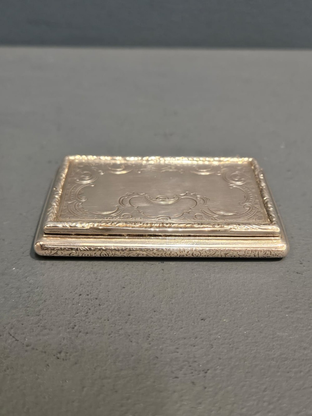 Austrian Victorian Period Silver Card Case