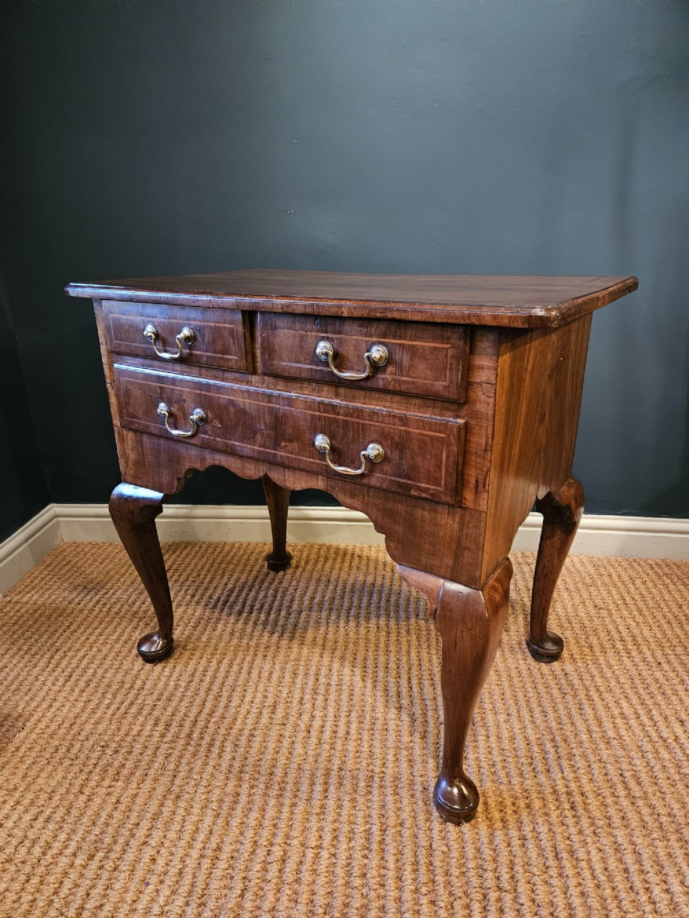 George I Walnut Lowboy
