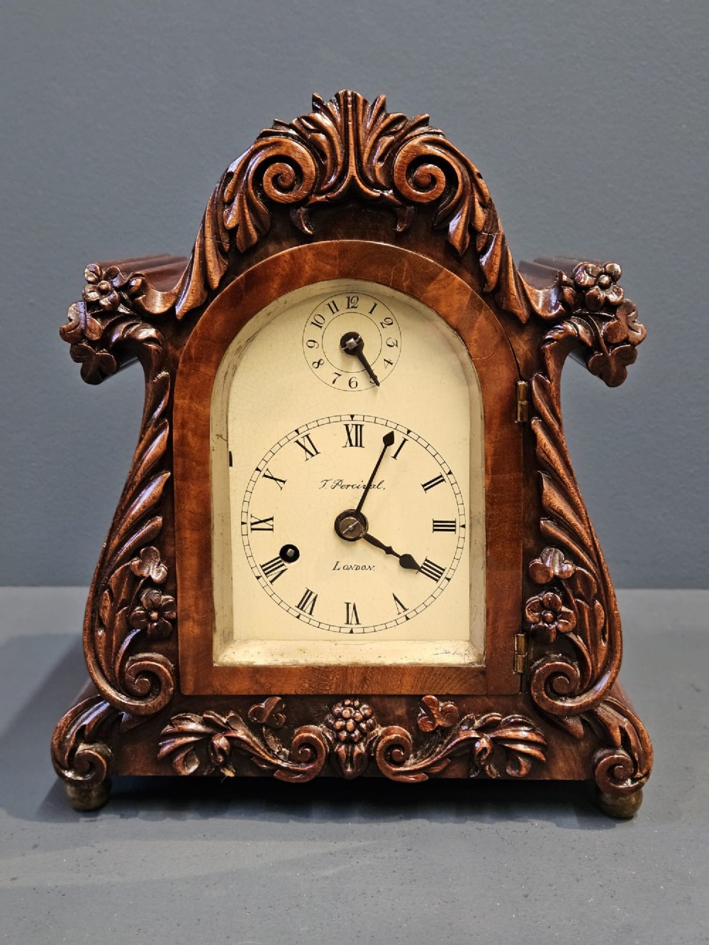 Thomas Percival Verge Escapement Miniature Georgian Bracket Clock