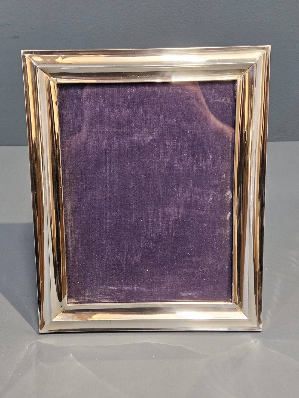 Large George V Silver Photo Frame