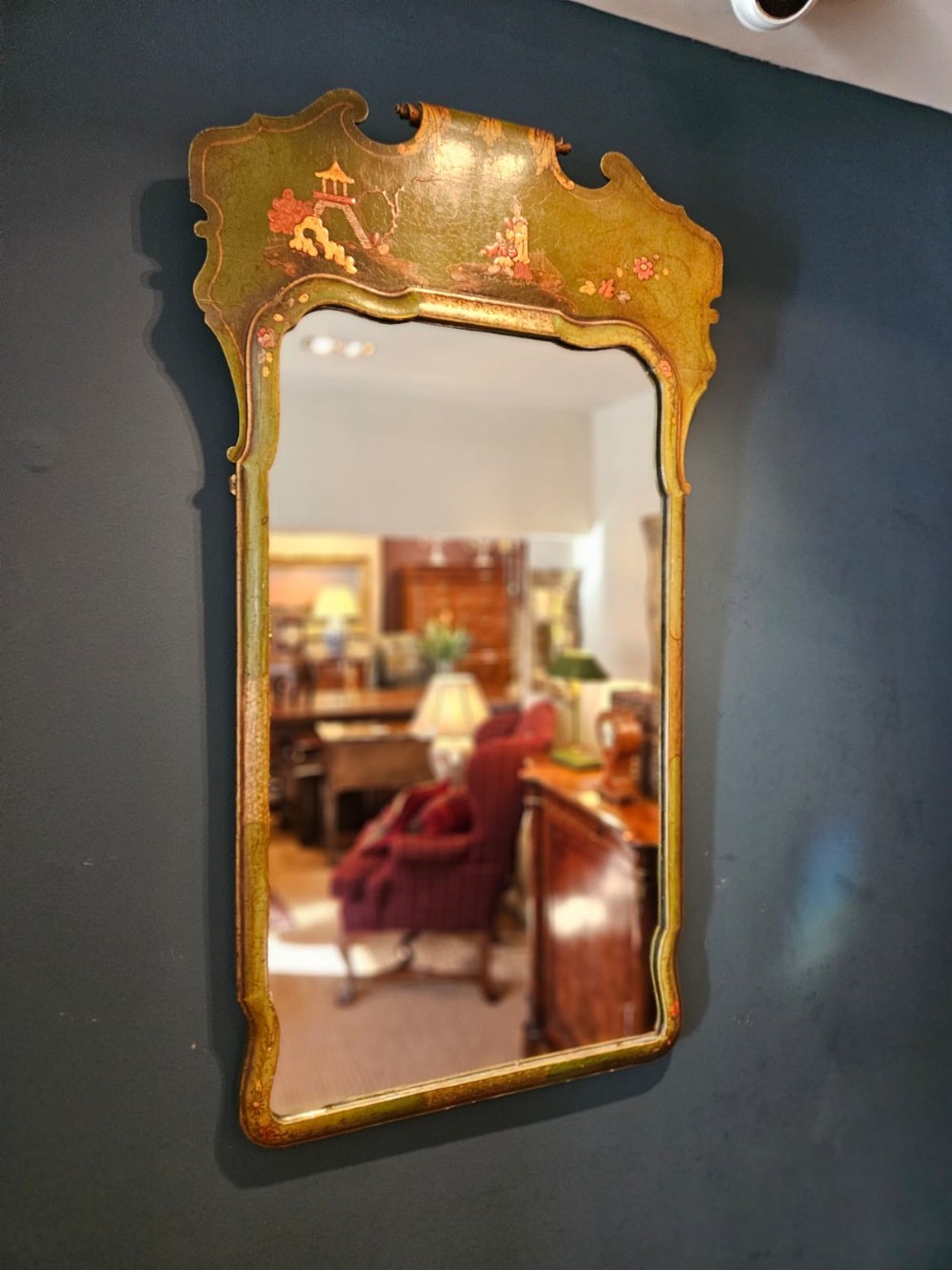 Edwardian Chinoiserie Mirror by Edwards & Roberts