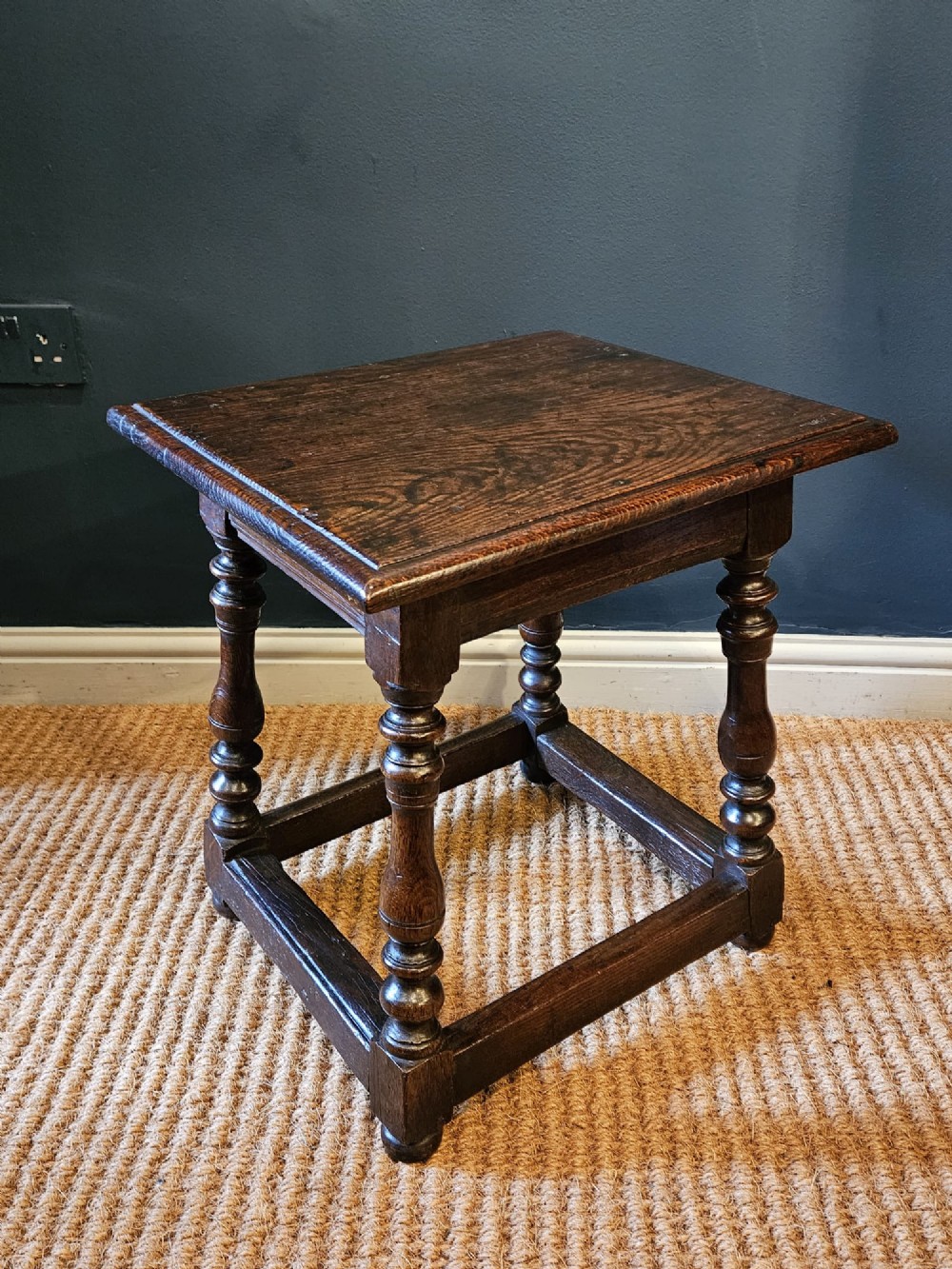 George II Oak Low Table