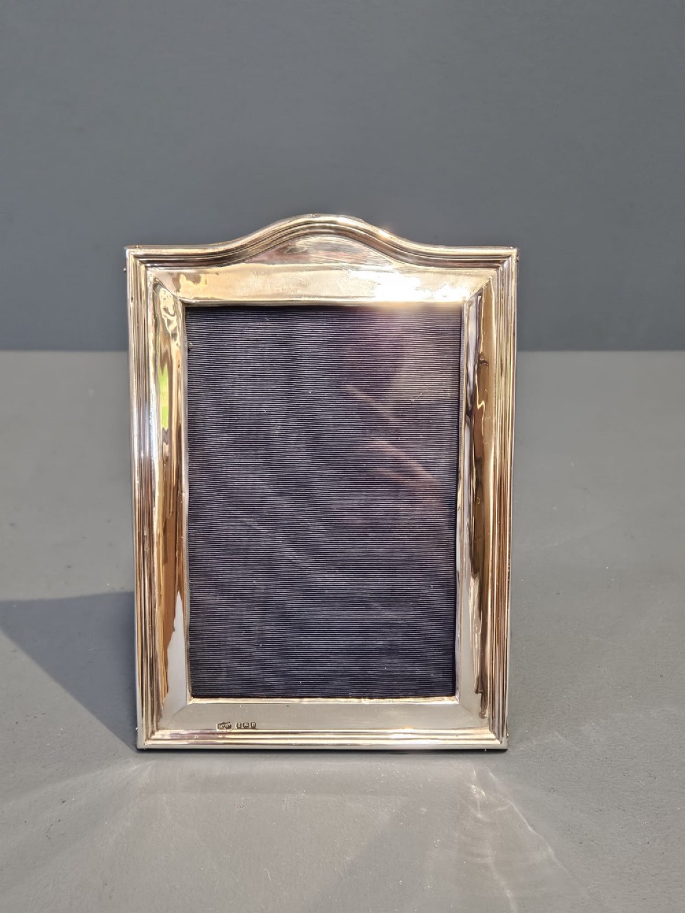 George V Silver Arched Top Photo Frame