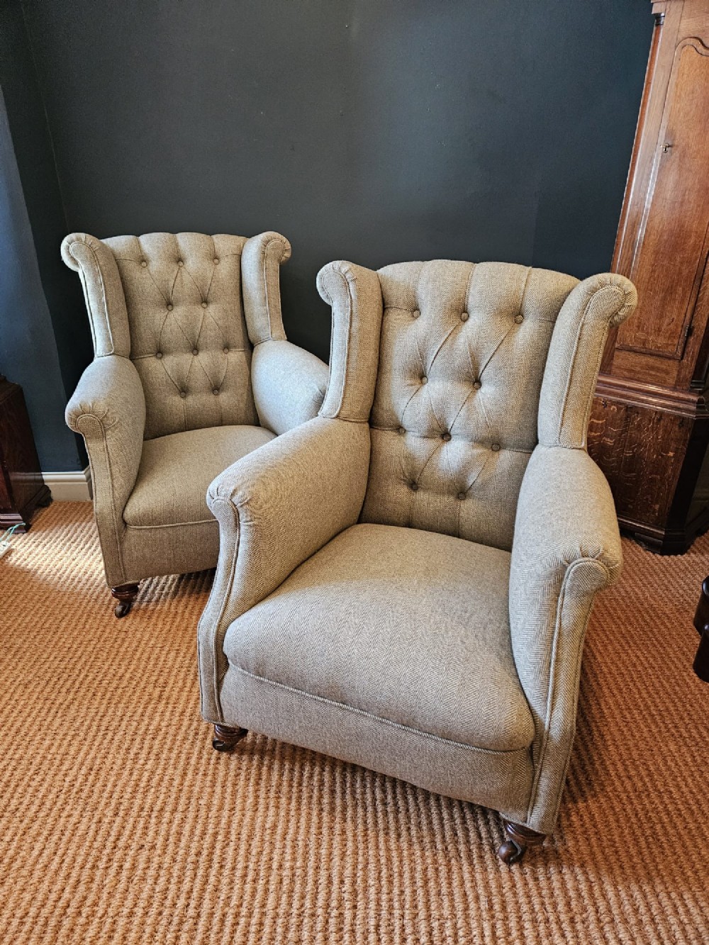 Pair of Victorian Arm Chairs