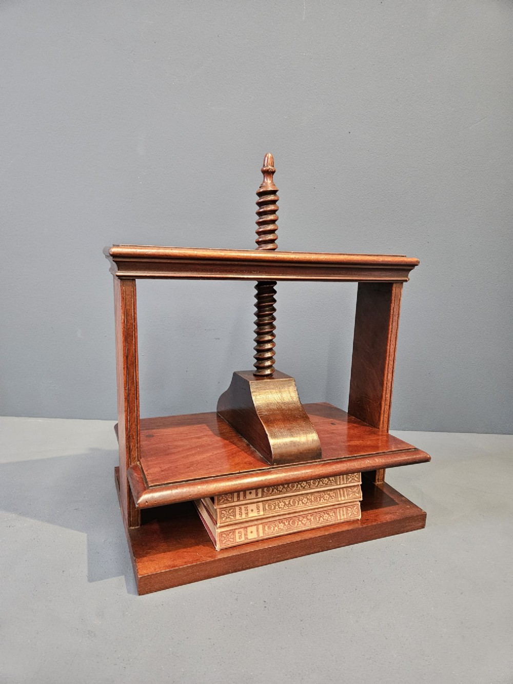 George III Mahogany Book Press