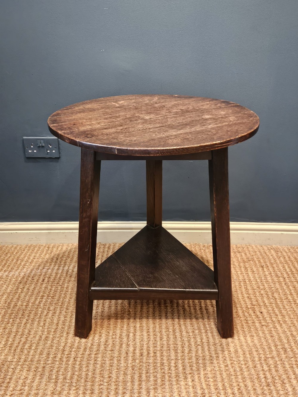 George III Oak Cricket Table