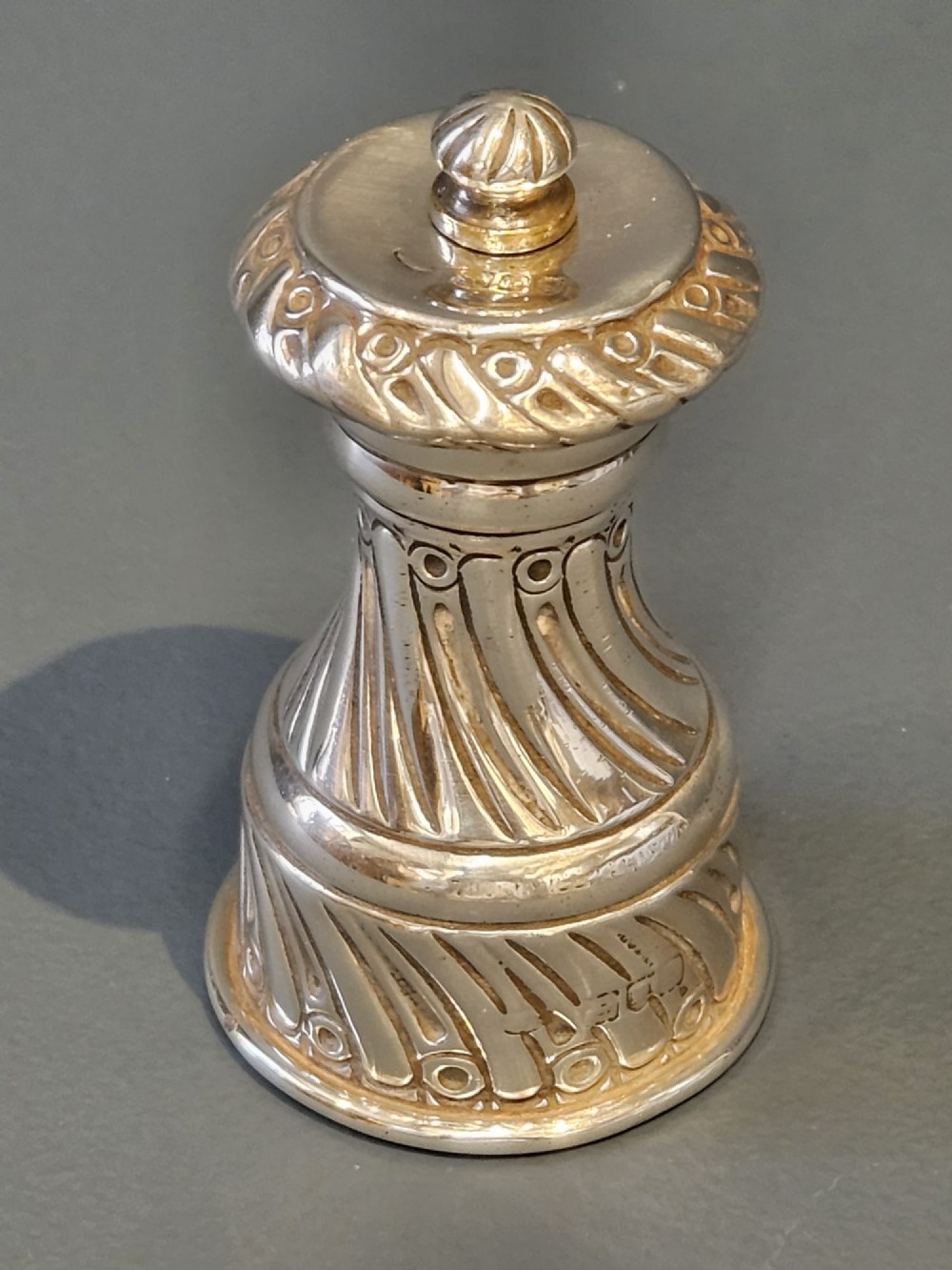 Victorian Silver Pepper Grinder