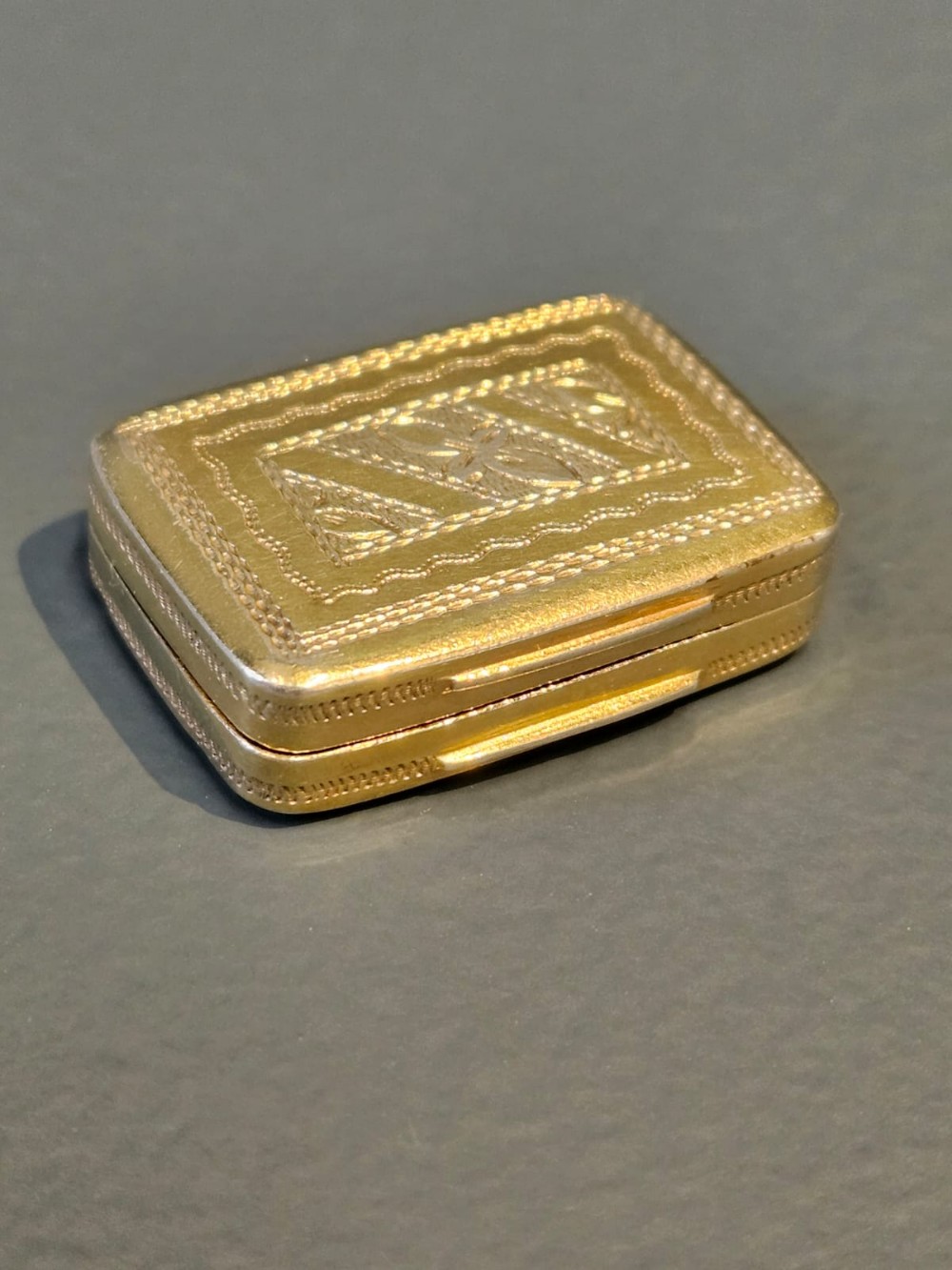 George III Silver Gilt Vinaigrette