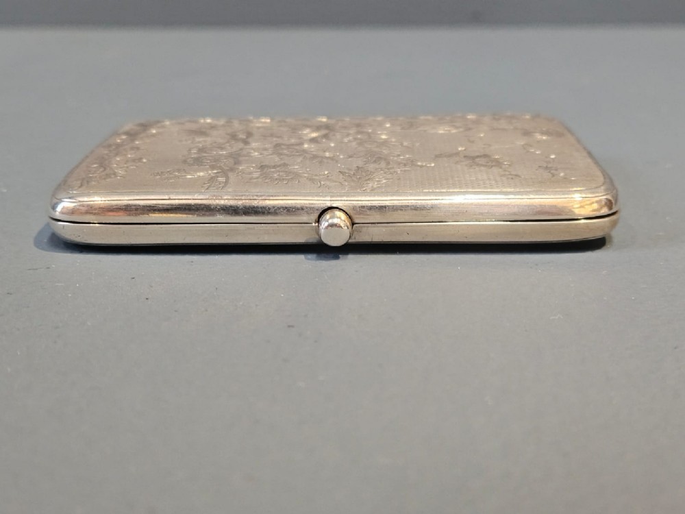 Victorian Silver Card and Stamp Case
