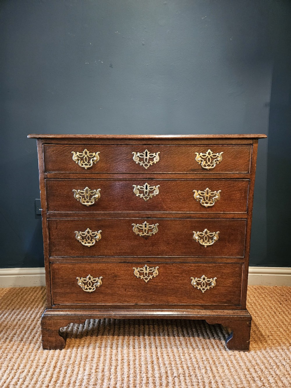 Small George III Oak Chest of Drawers