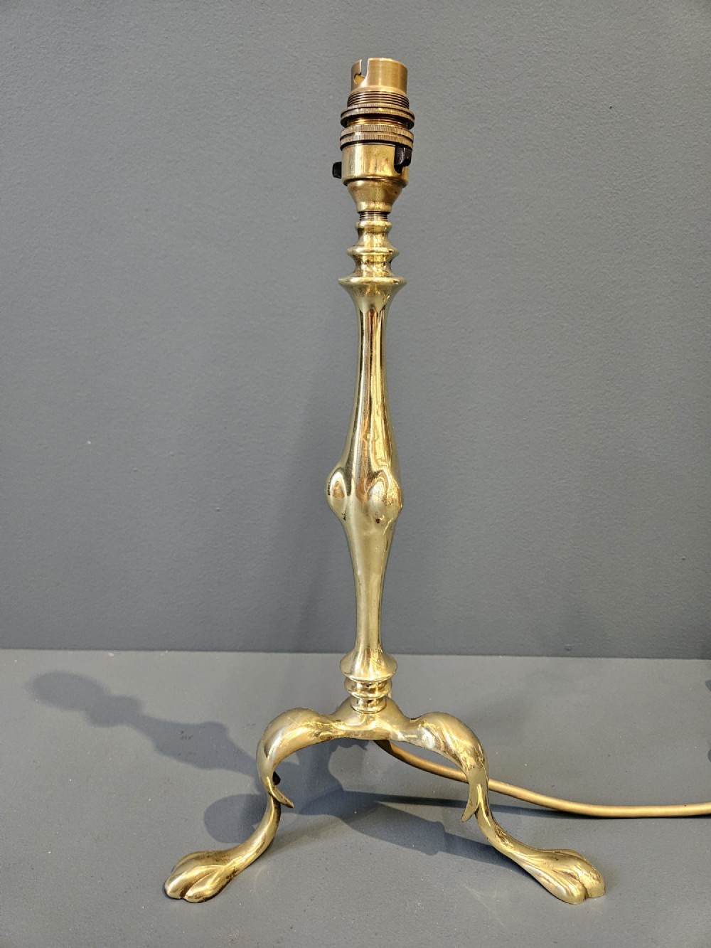 Edwardian Brass Pullman Lamp