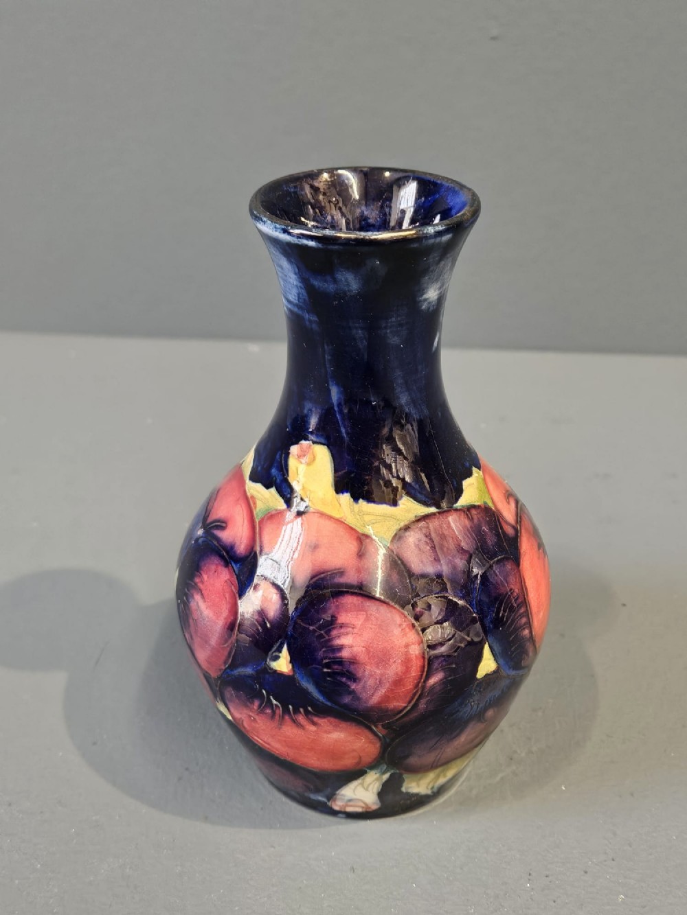 Moorcroft Pansy Bottle Vase
