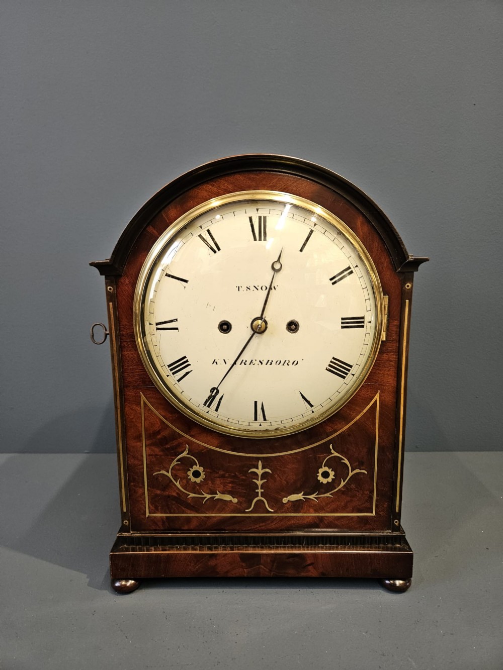 Regency Double Fusee Bracket Clock by Snow of Knaresborough