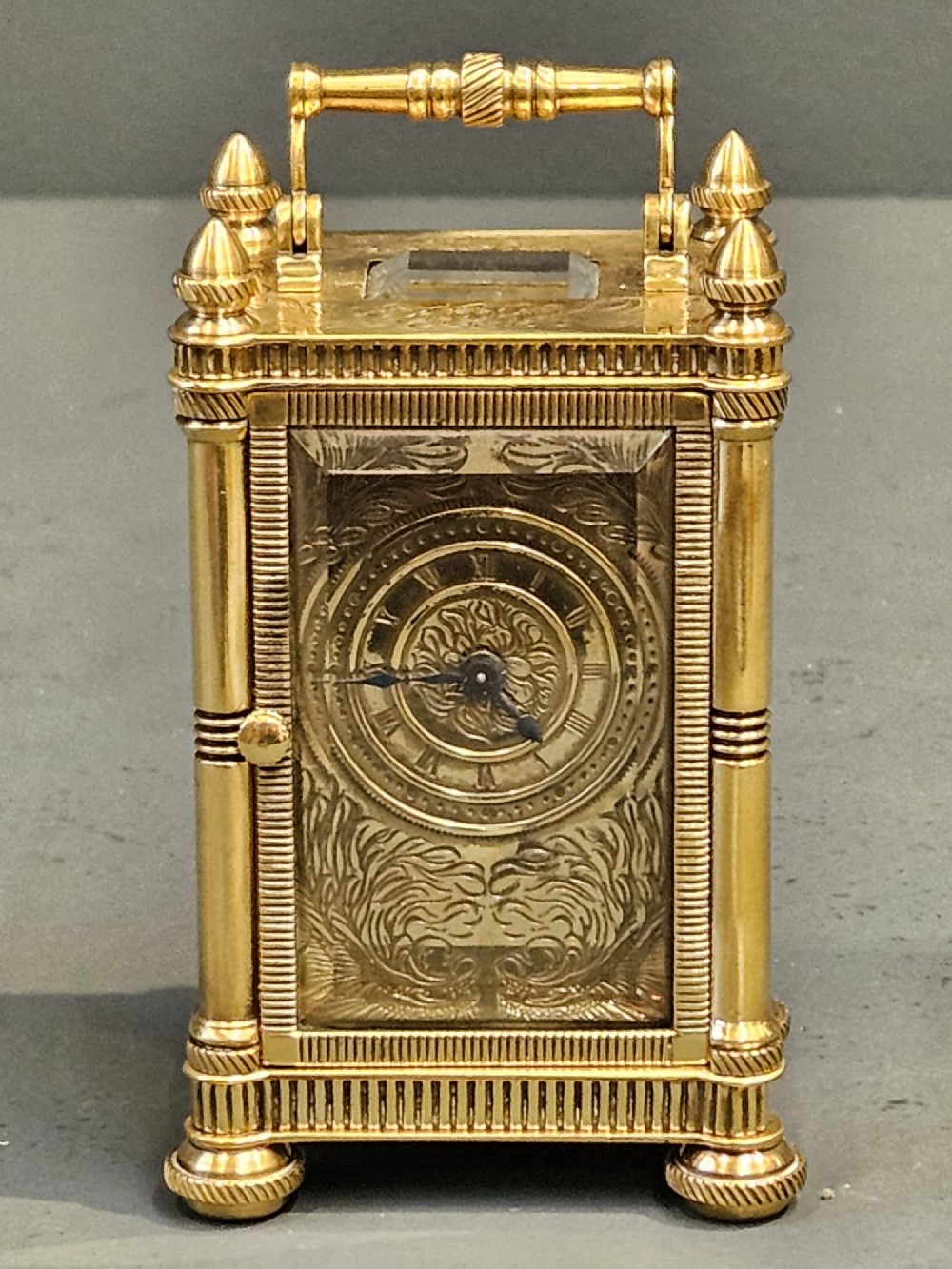 Edwardian Miniature Carriage Clock