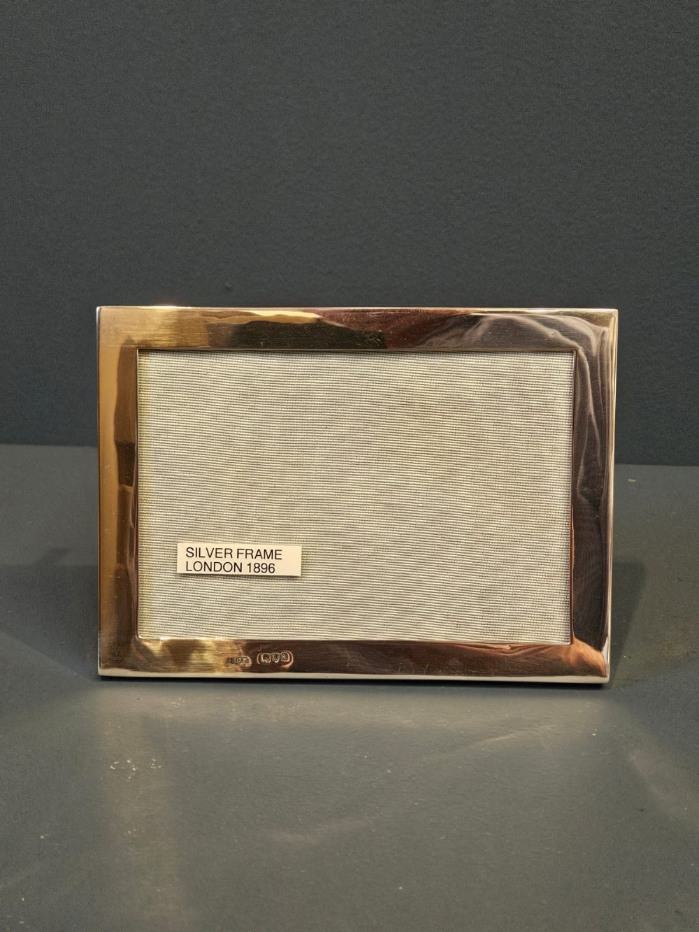 Victorian Polished Plain Silver Photo Frame
