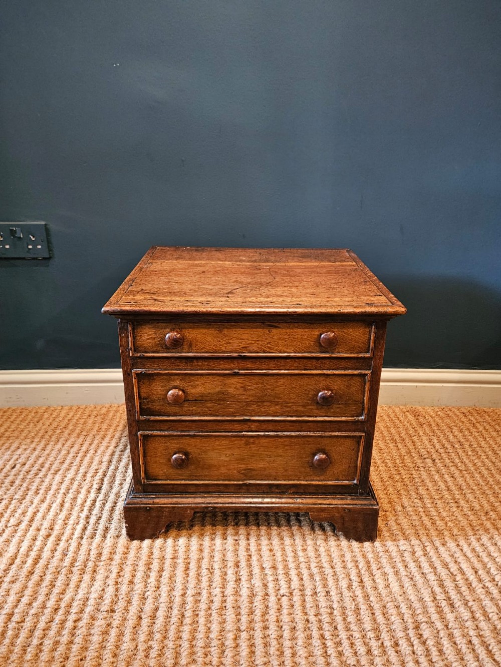 George II Oak Box Coffer
