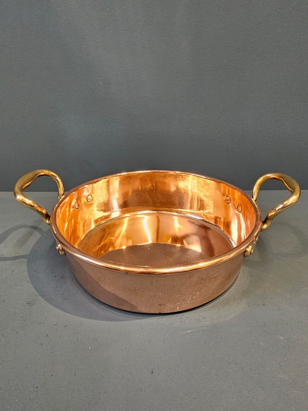 Immaculate Victorian Copper Cream Pan