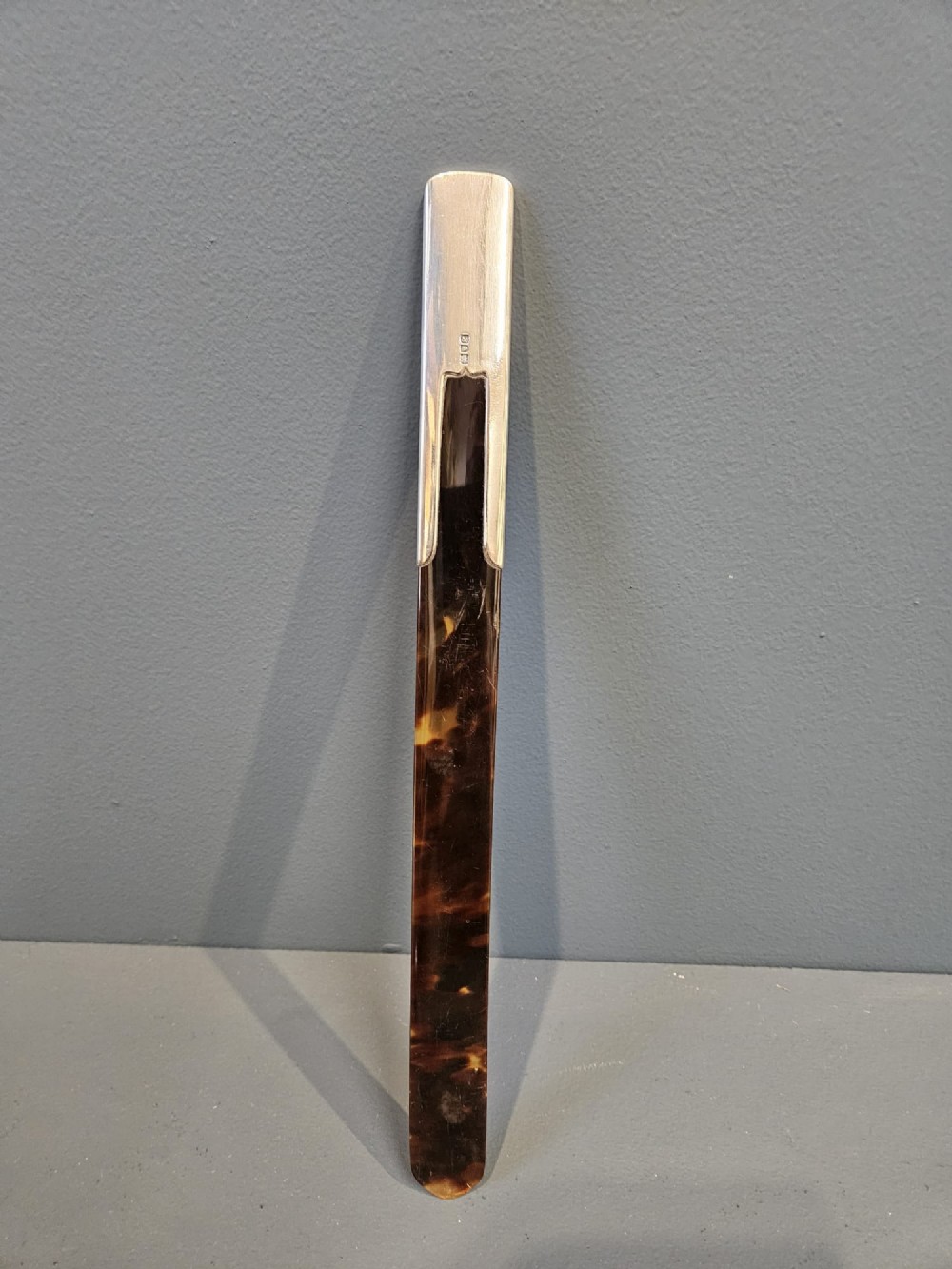 Edwardian Silver & Tortoise Shell Page Turner