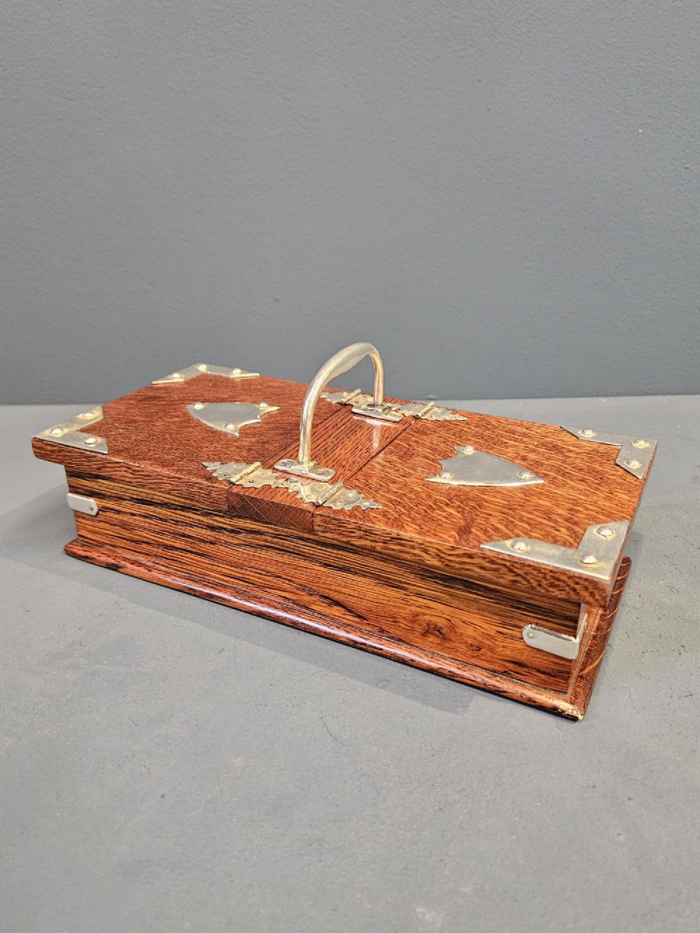 Victorian Oak Humidor Box