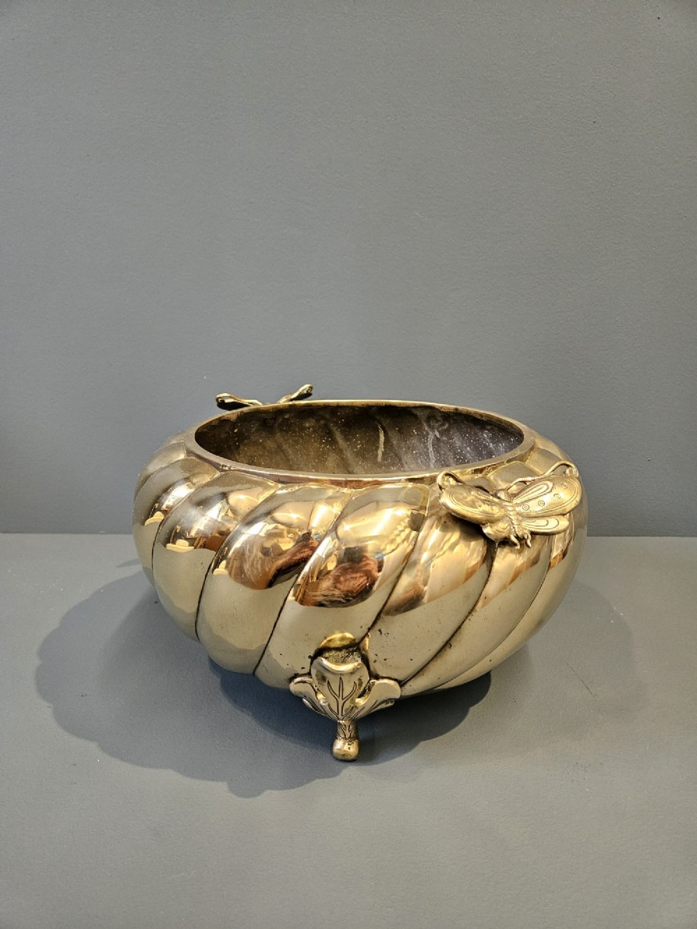 Japanese Cast Bronze Jardiniere
