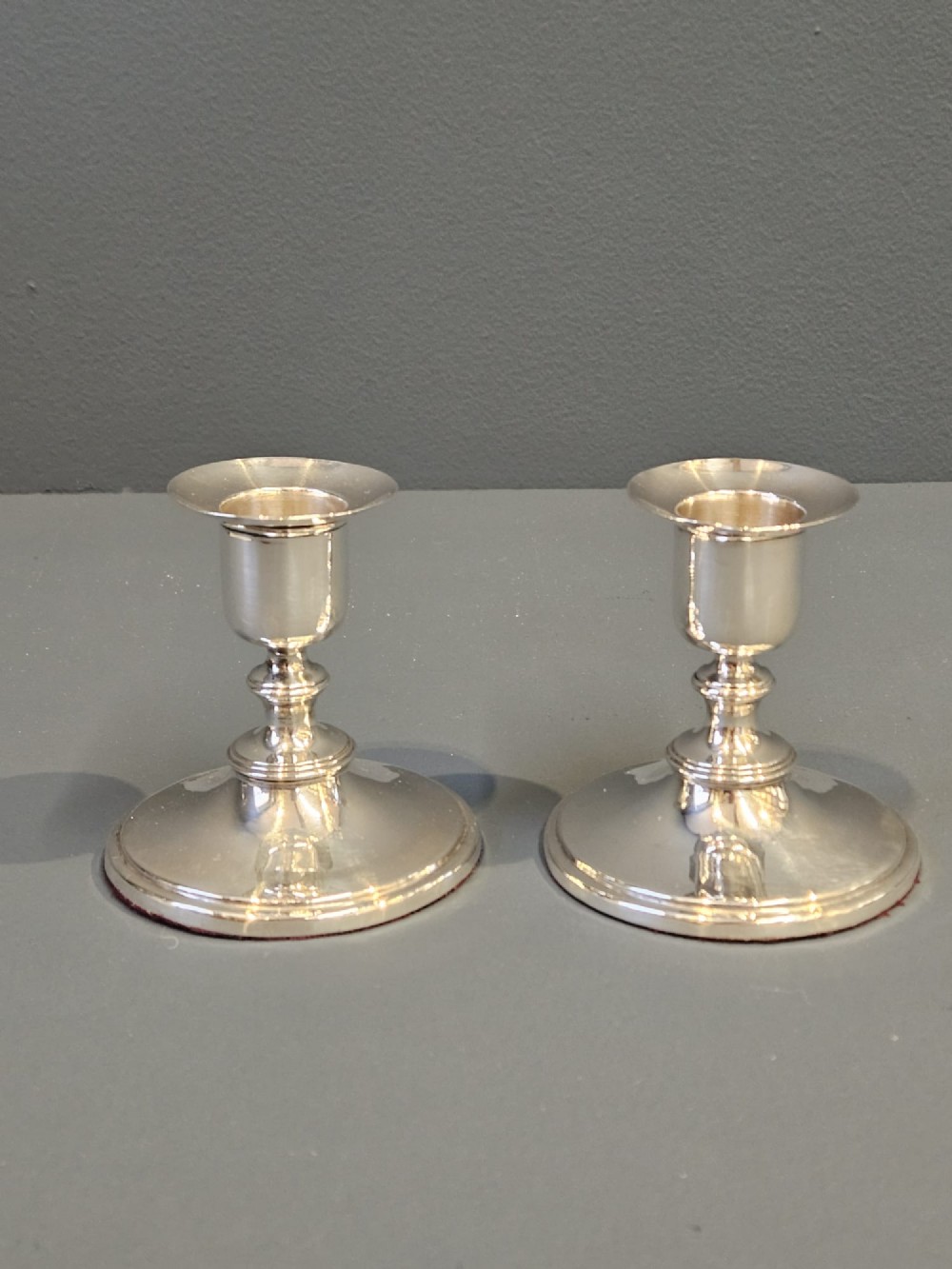 Pair of Victorian Silver Candlesticks