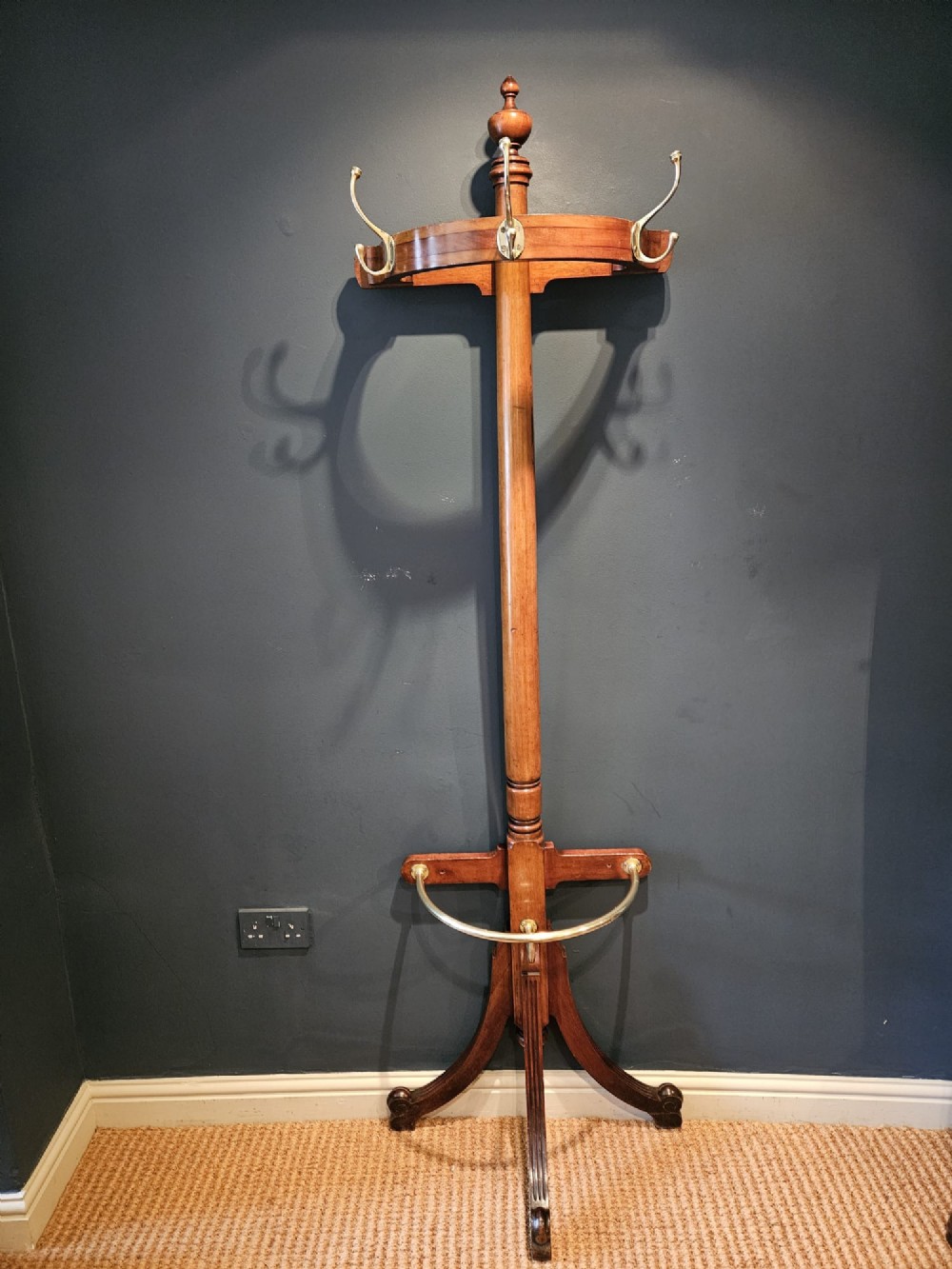 Superb Walnut Hall Stand in the Manner of Shoolbred