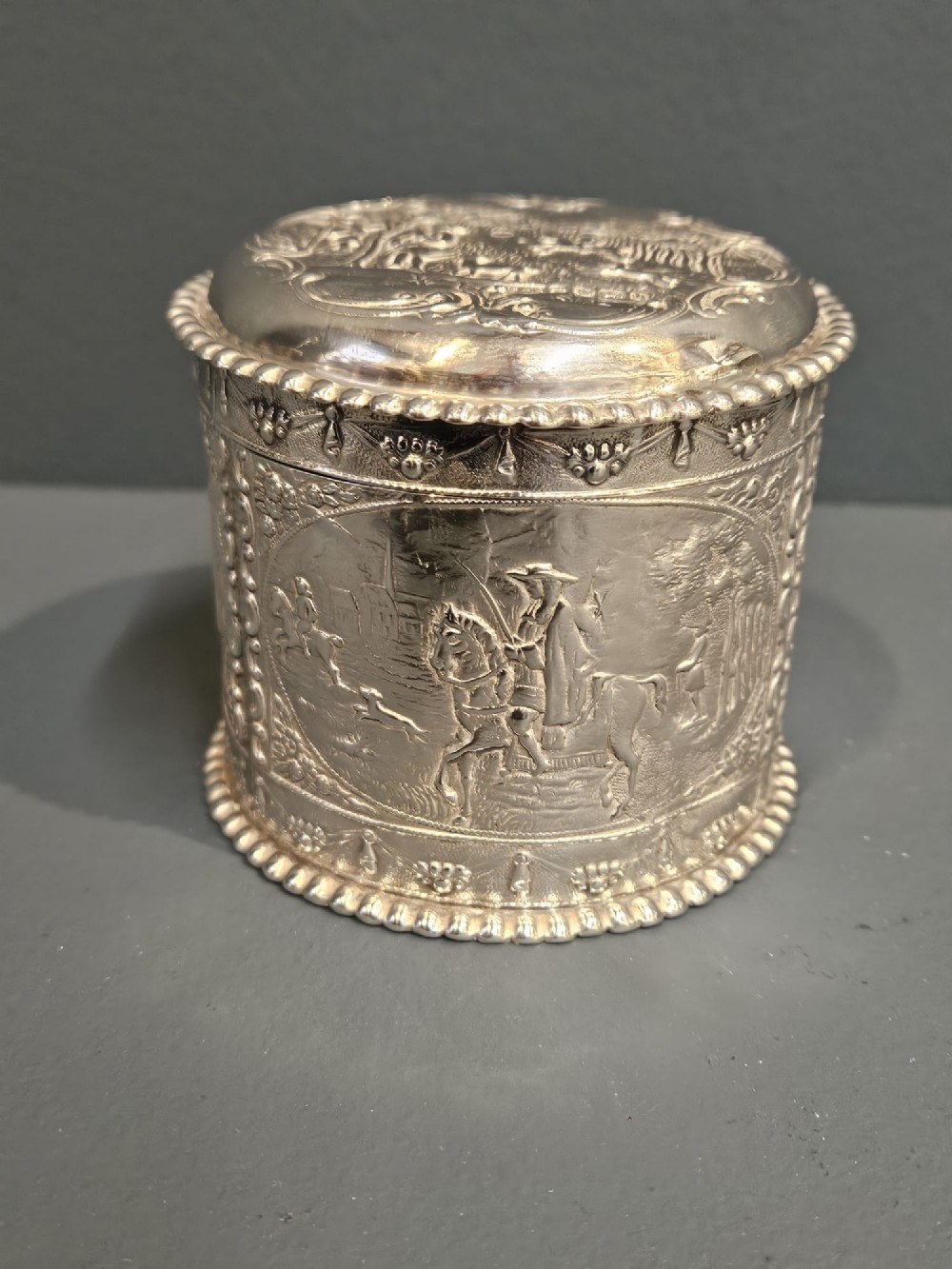 Immaculate Victorian Silver Tea Canister