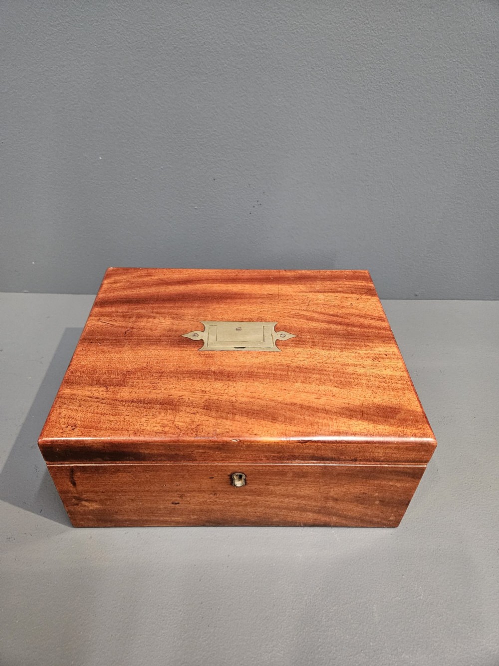 Regency Mahogany Jewellery Box