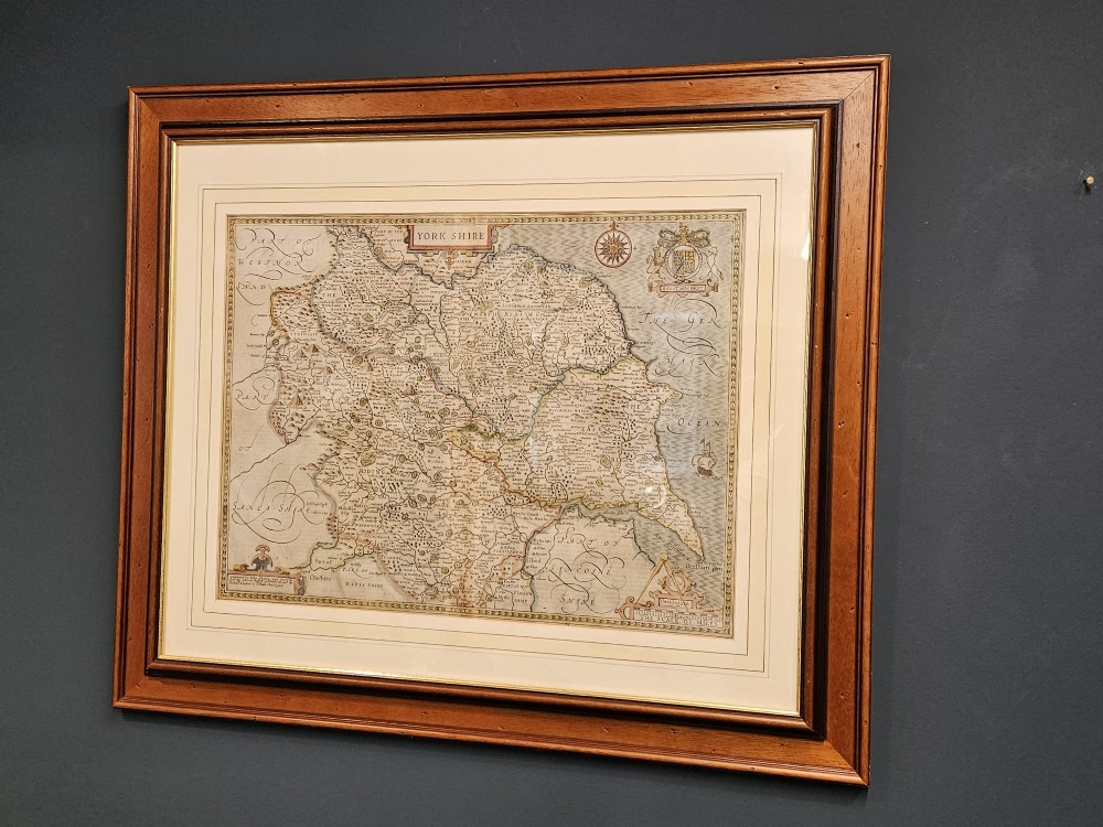 Early Speeds Map of Yorkshire