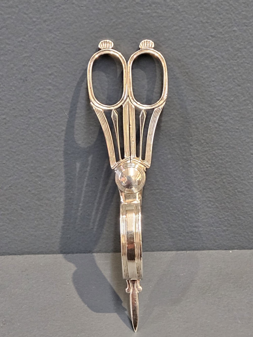 Georgian Silver Candle Snuffers or Wick Trimmers
