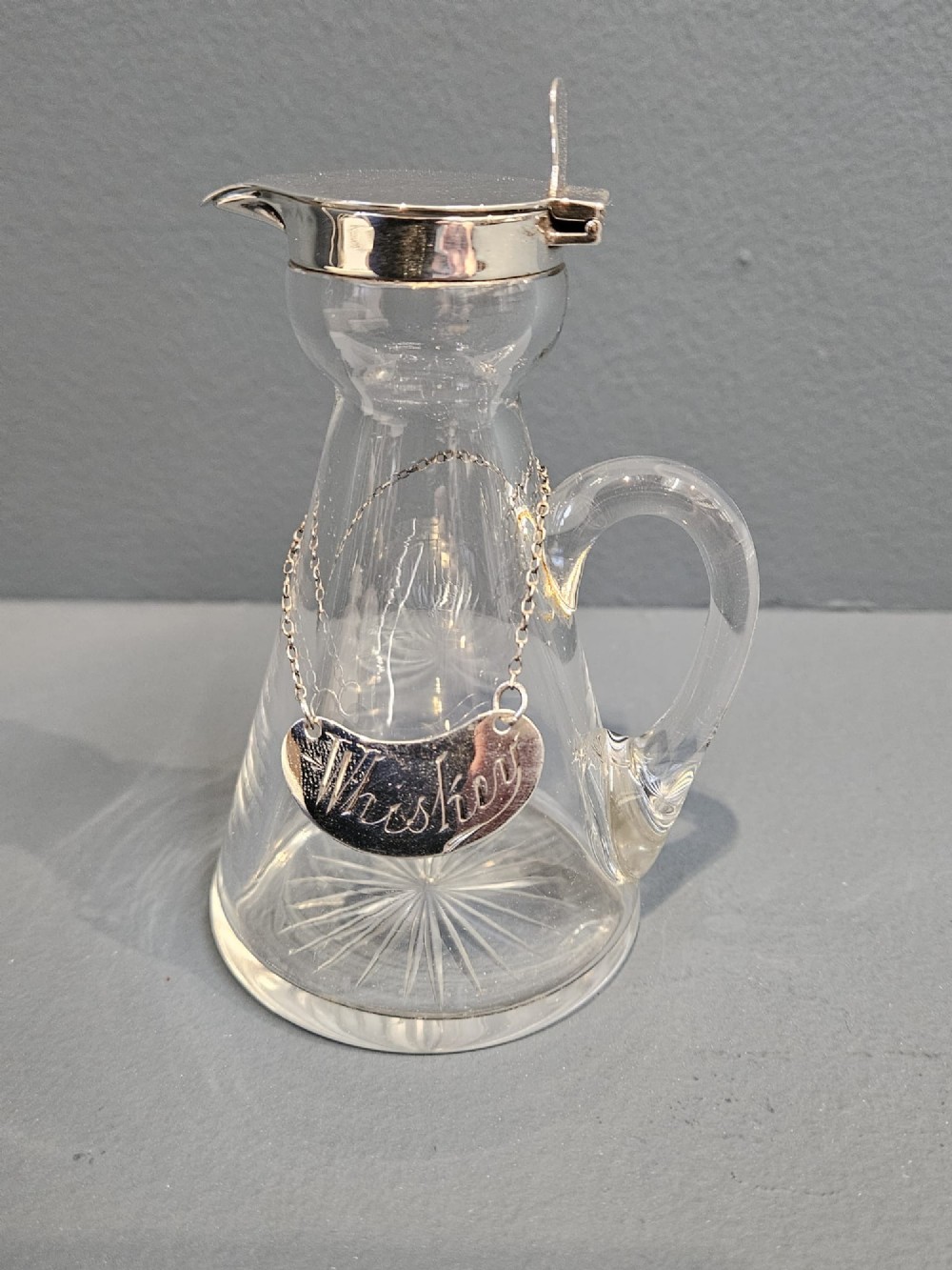 Edwardian Silver Mounted Whisky Noggin