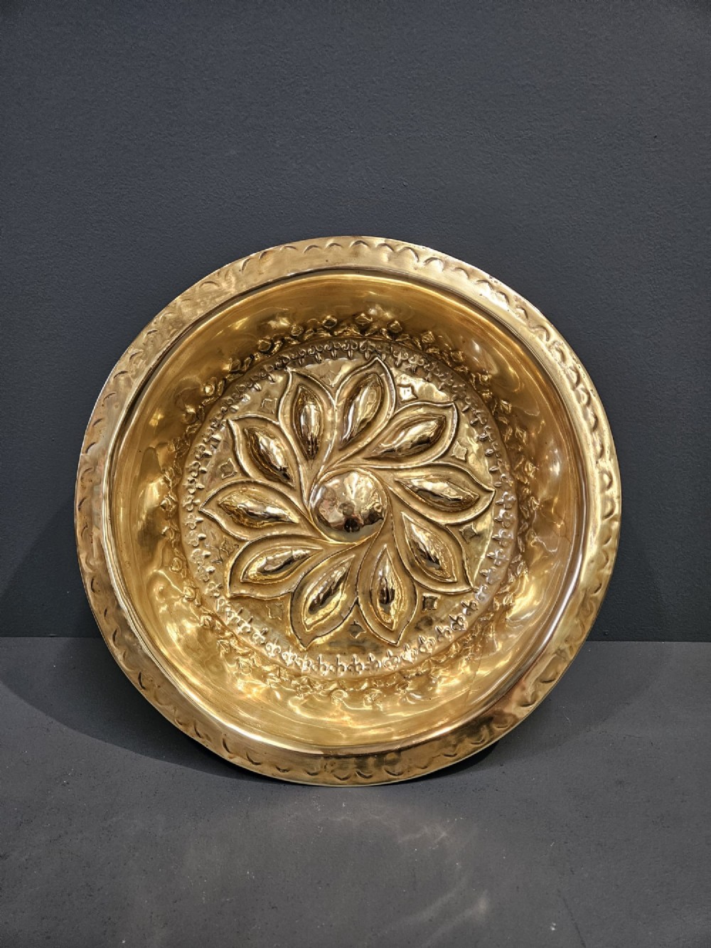 Superb 17th Century Alms Dish