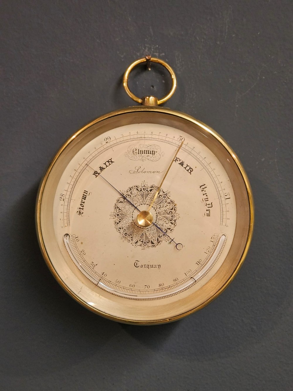 Superb Quality Torquay Marine Barometer
