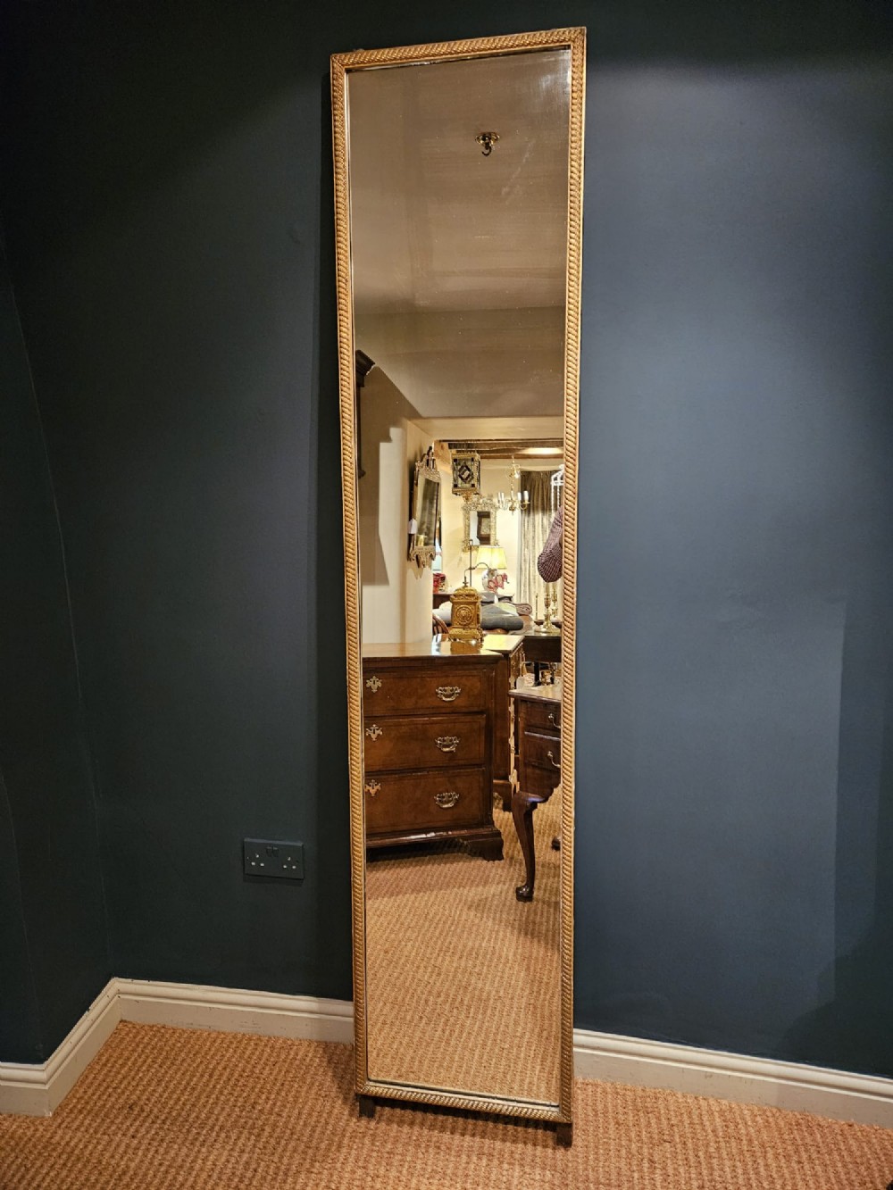 Superb Regency Timber Gilt 7' Tall Mirror