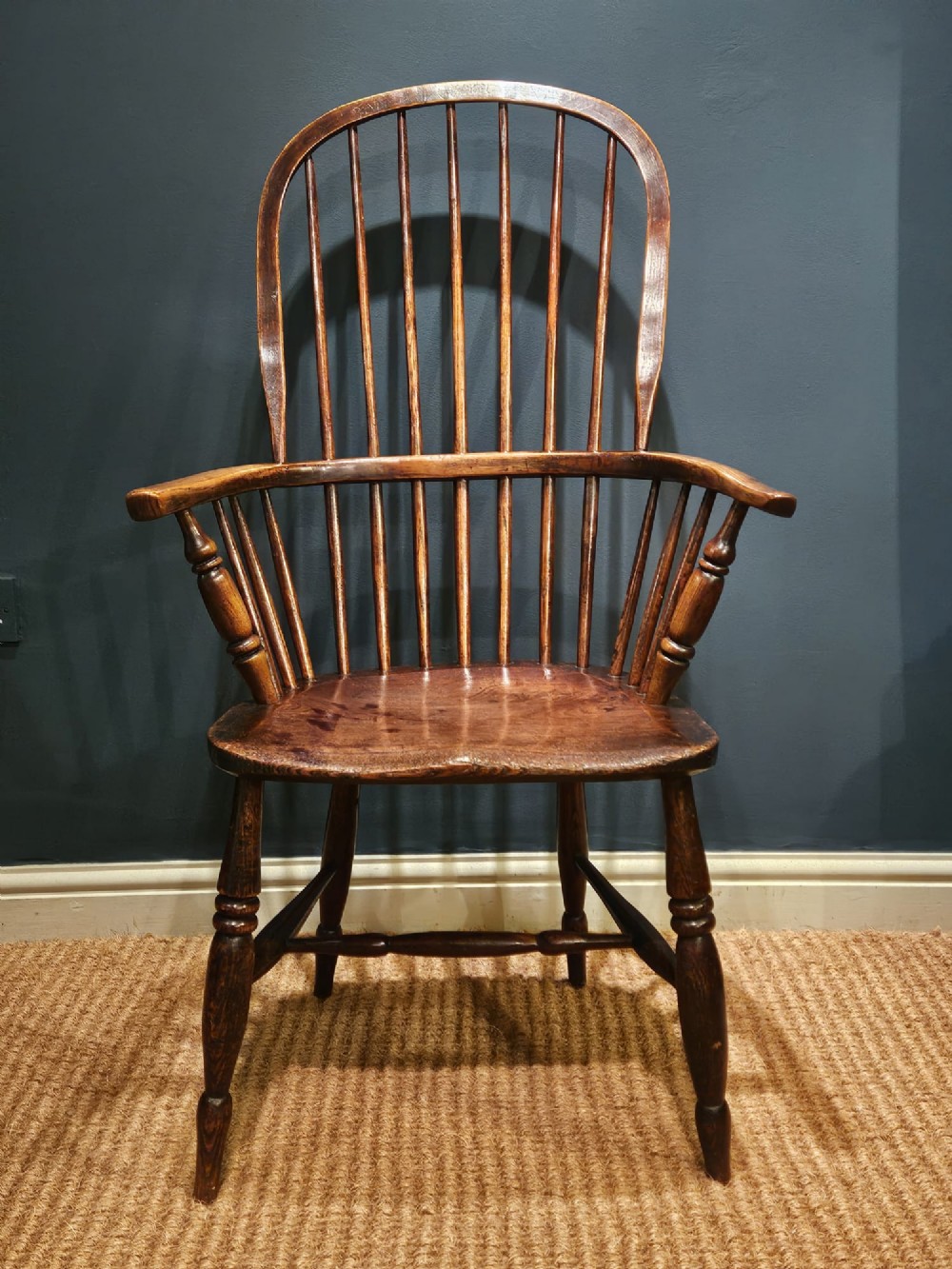 Georgian Ash and Elm Windsor Chair
