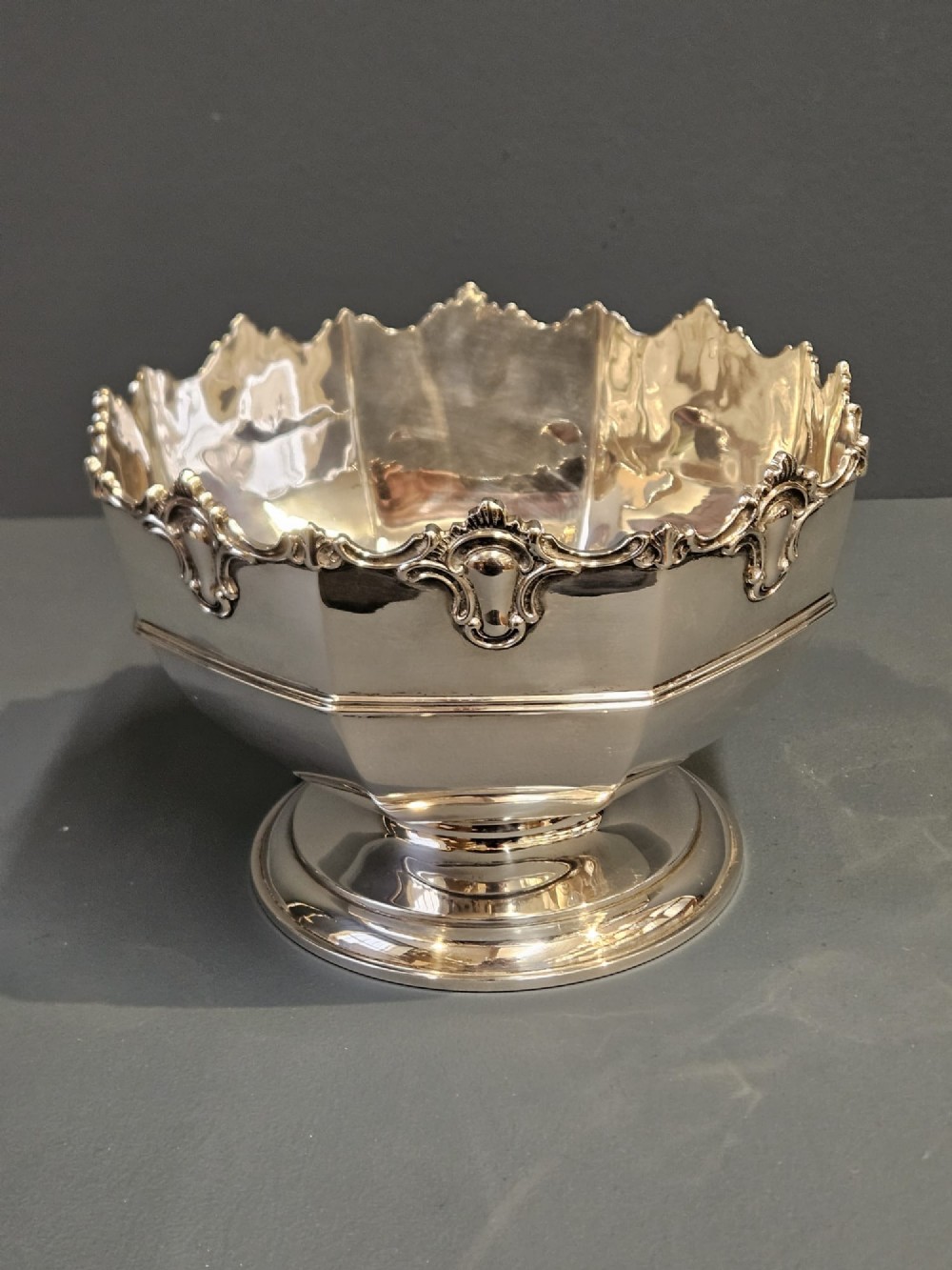 Edwardian 27 troy oz Silver Punch Bowl