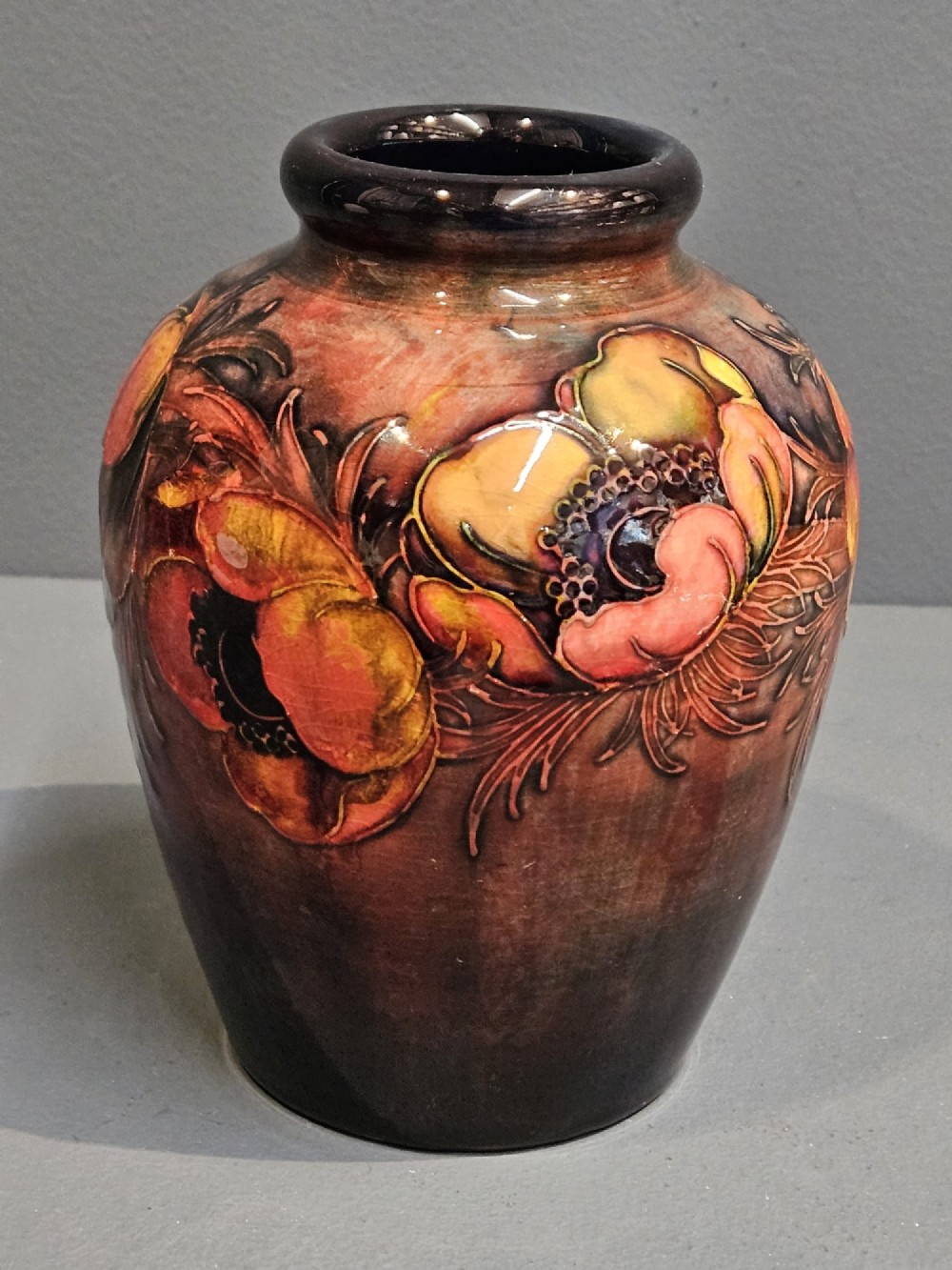 Moorcroft Anemone Flambé Vase
