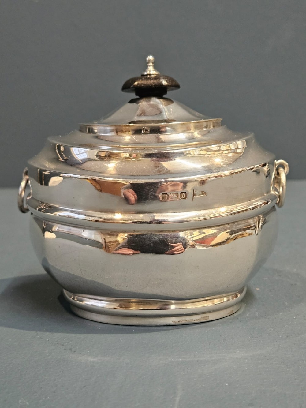 Edwardian 5.4 troy oz Silver Tea Caddy