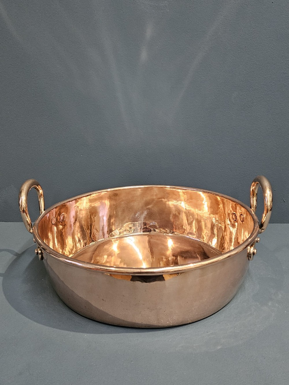 Early Victorian Copper Cream Pan