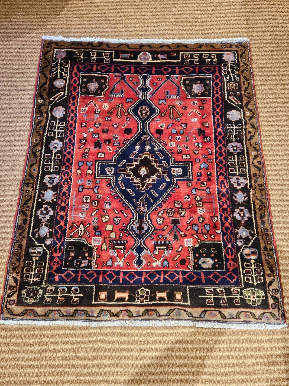Antique Pure Wool Rug