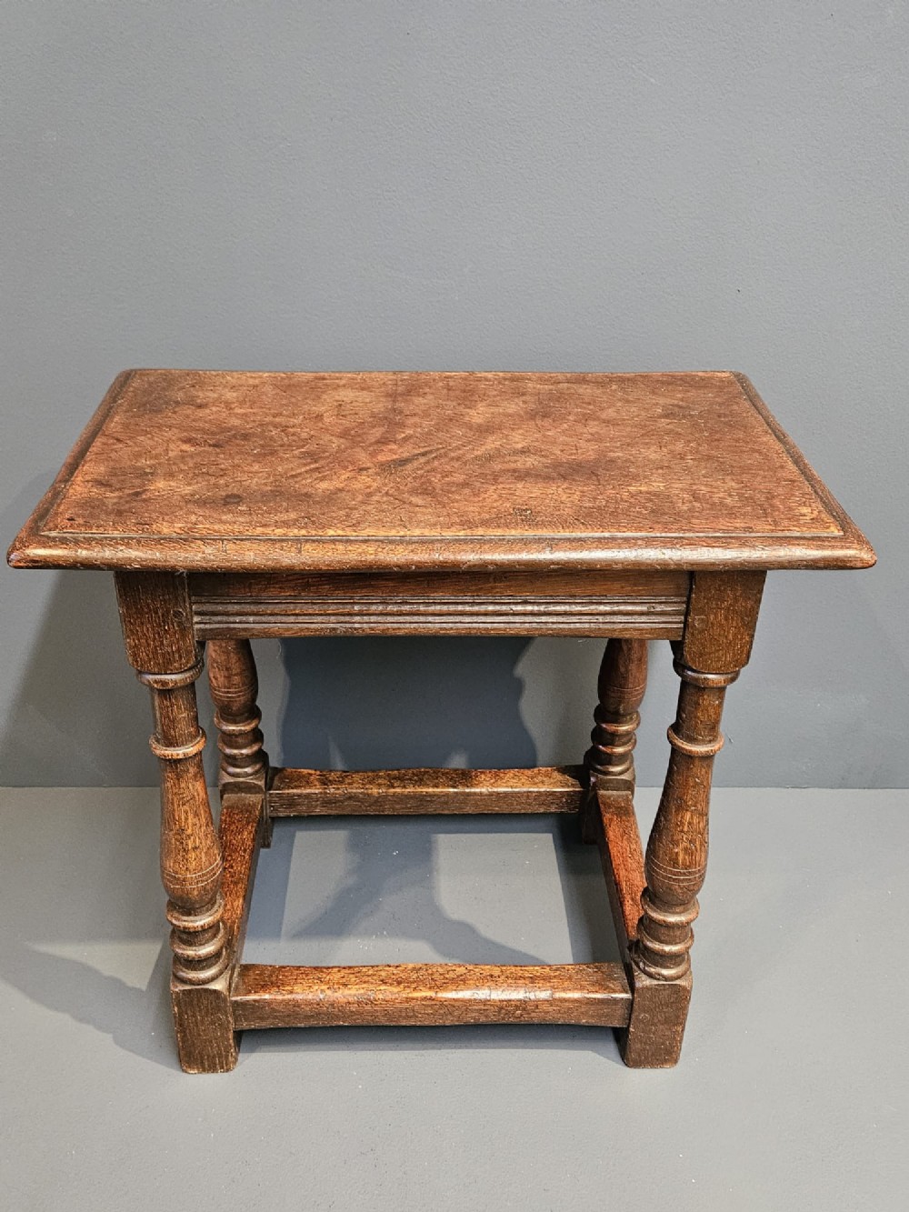 Georgian Style Oak Joint Stool