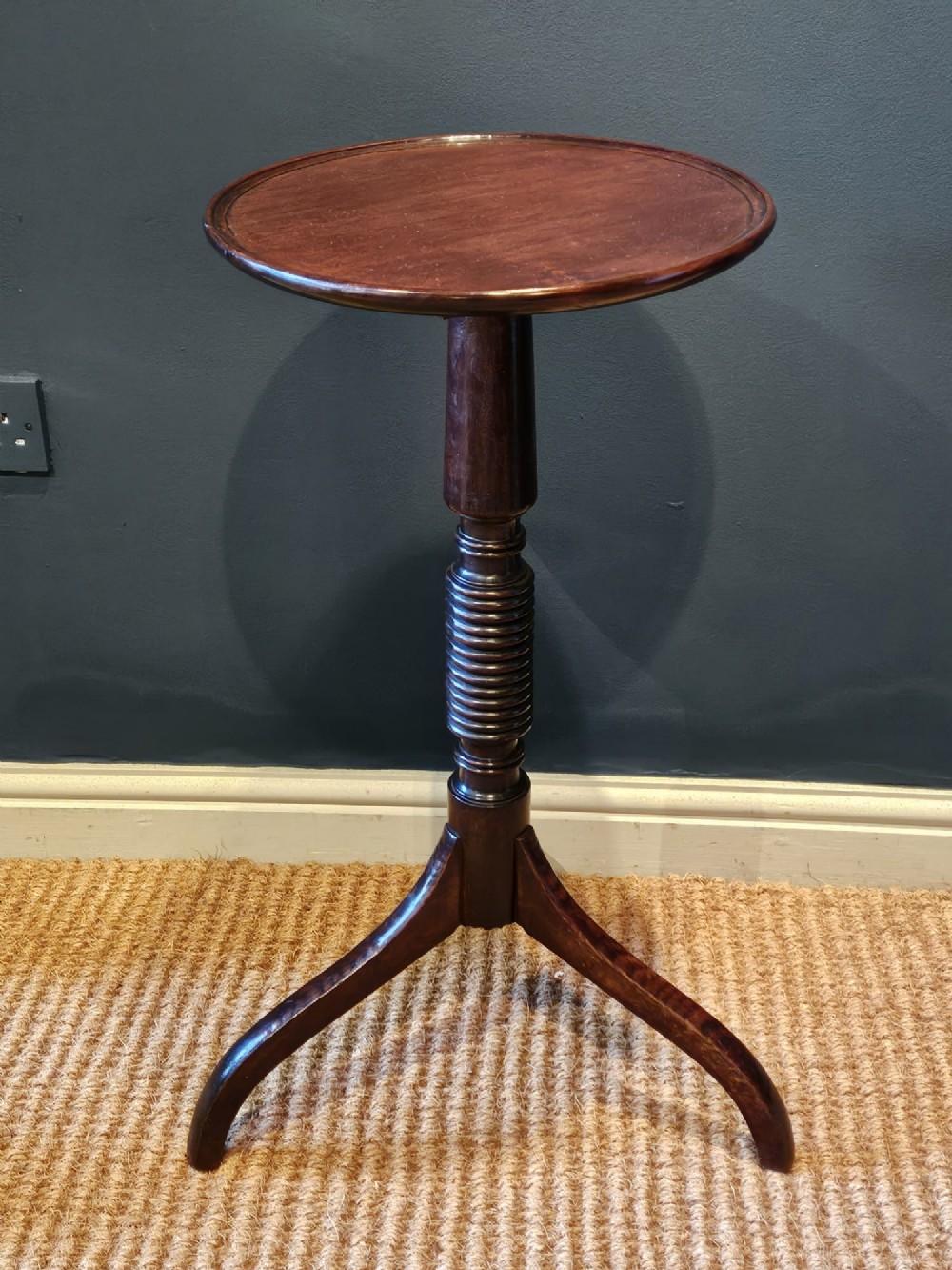 Georgian Mahogany Candle Table