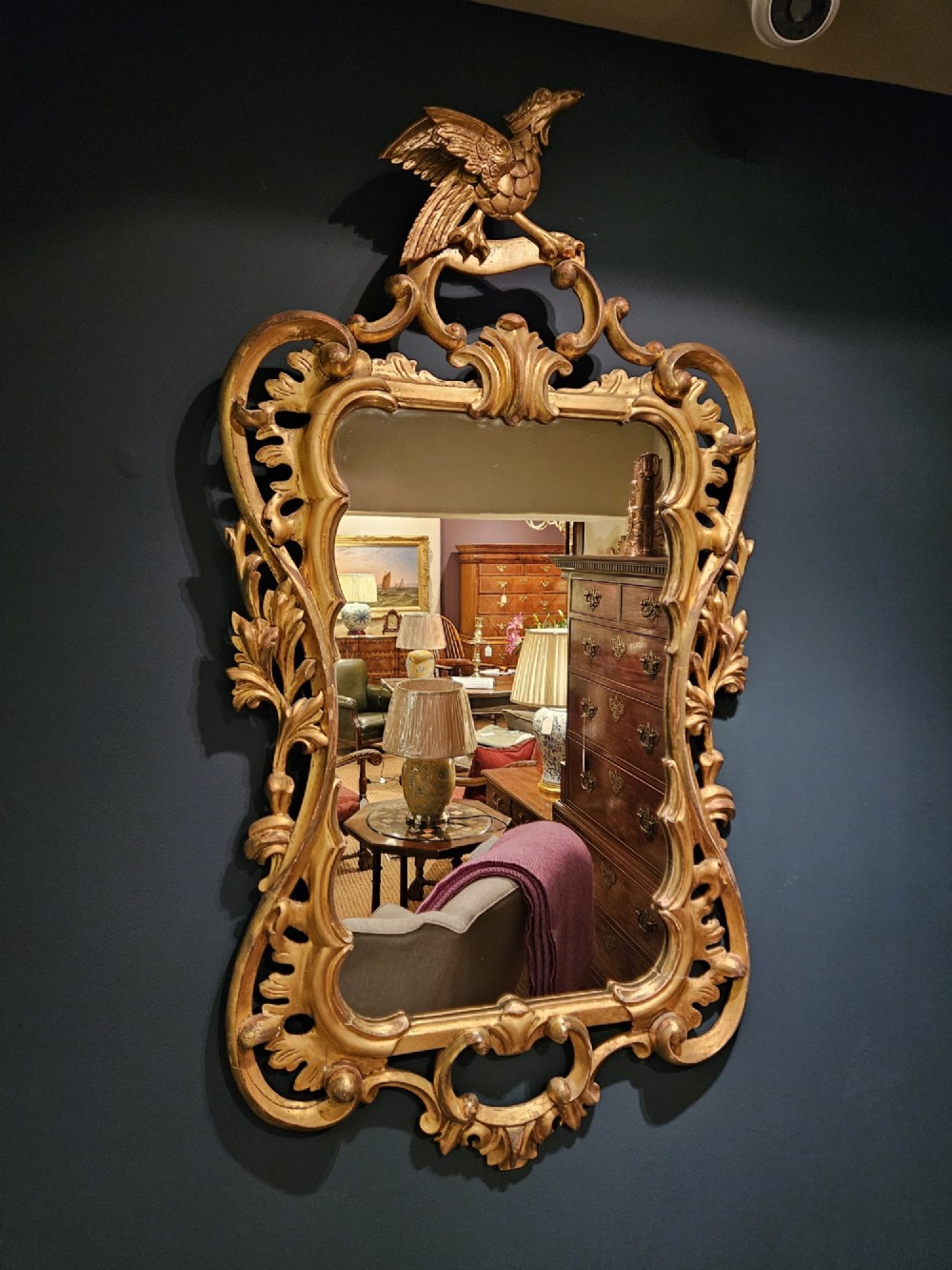 Early Victorian Timber Gilt Mirror