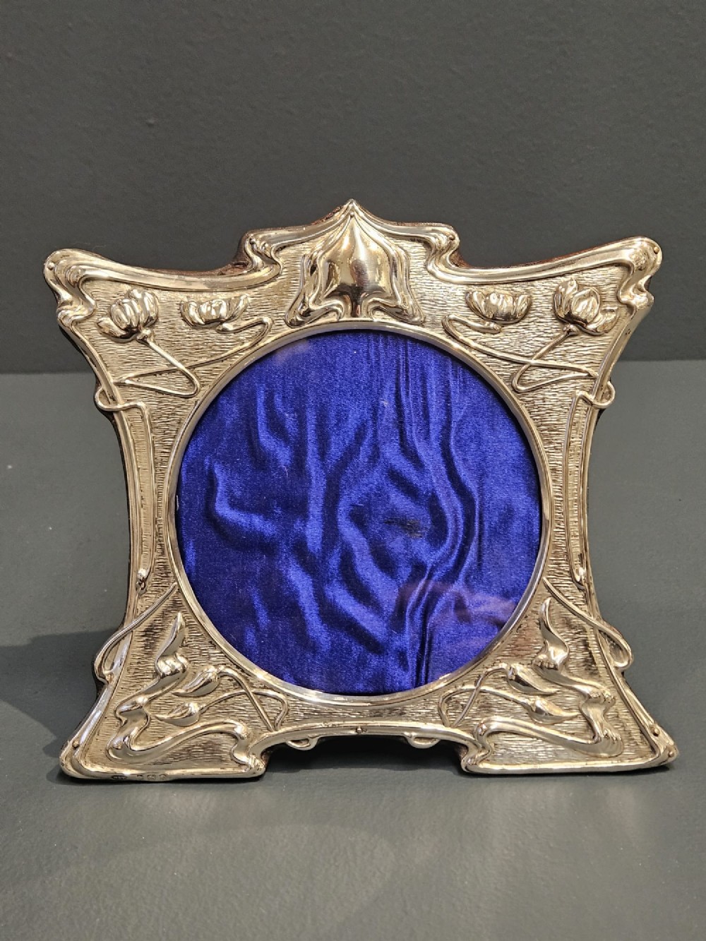 Art Nouveau Silver Photo Frame