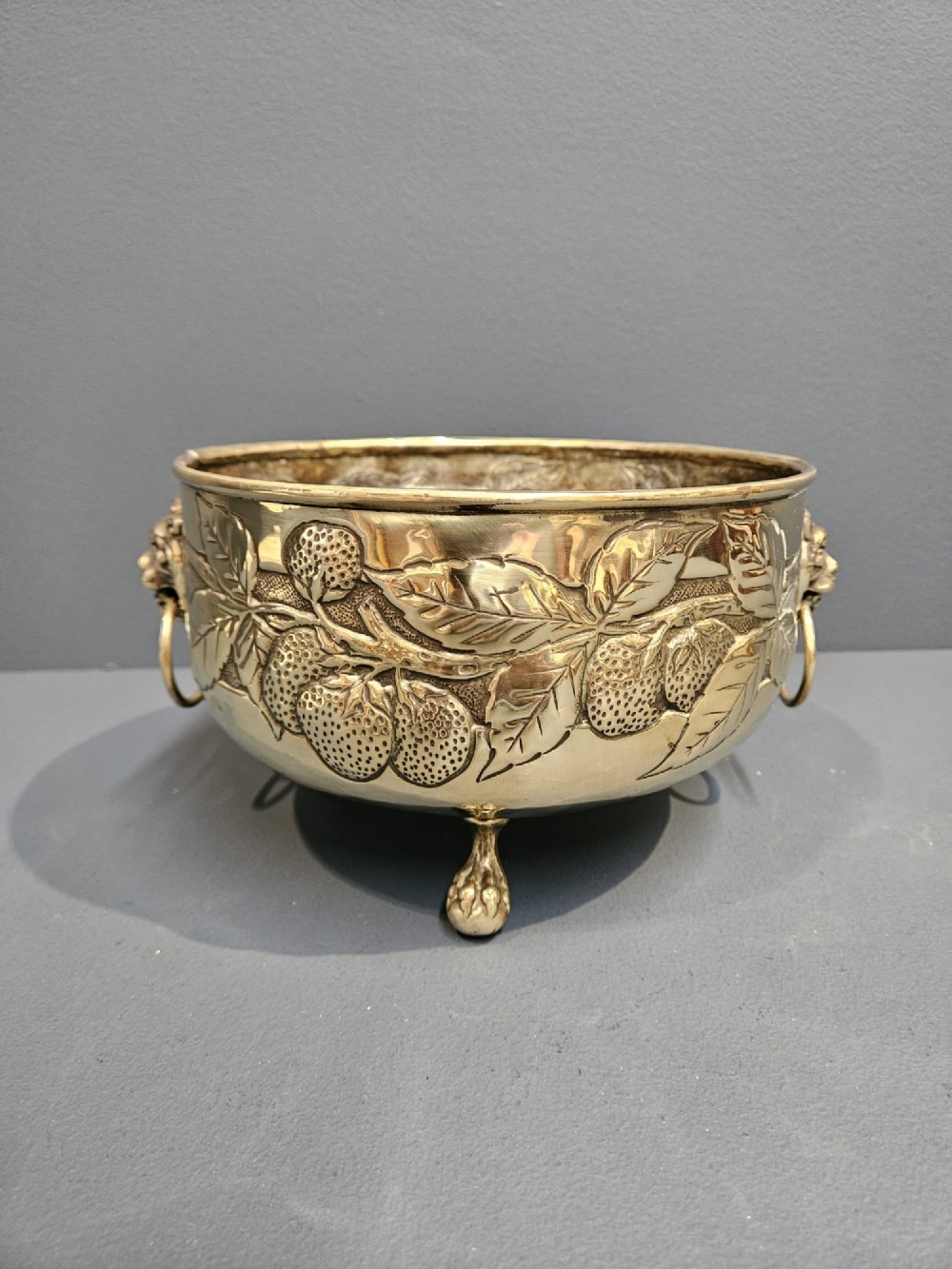 Victorian Brass Planter